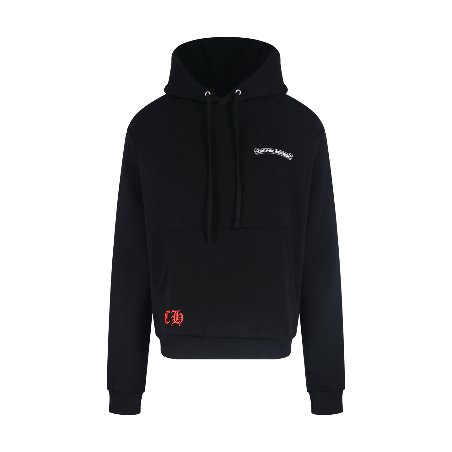 Chrome Hearts 克罗心 大马蹄图案印花连帽卫衣 外套 长袖 黑色 A5