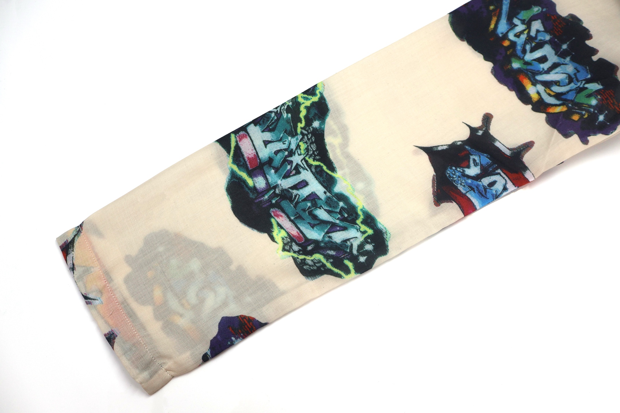 LOUIS VUITTON 路易威登 涂鸦图案睡衣式衬衫 外套 长袖 米色 A5 1AA4PW