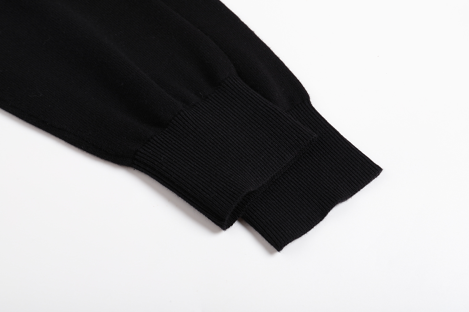 LOUIS VUITTON 路易威登 条纹拼接提花logo针织Polo领毛衣 针织衫 外套 长袖 黑色 A5 1AGTM9