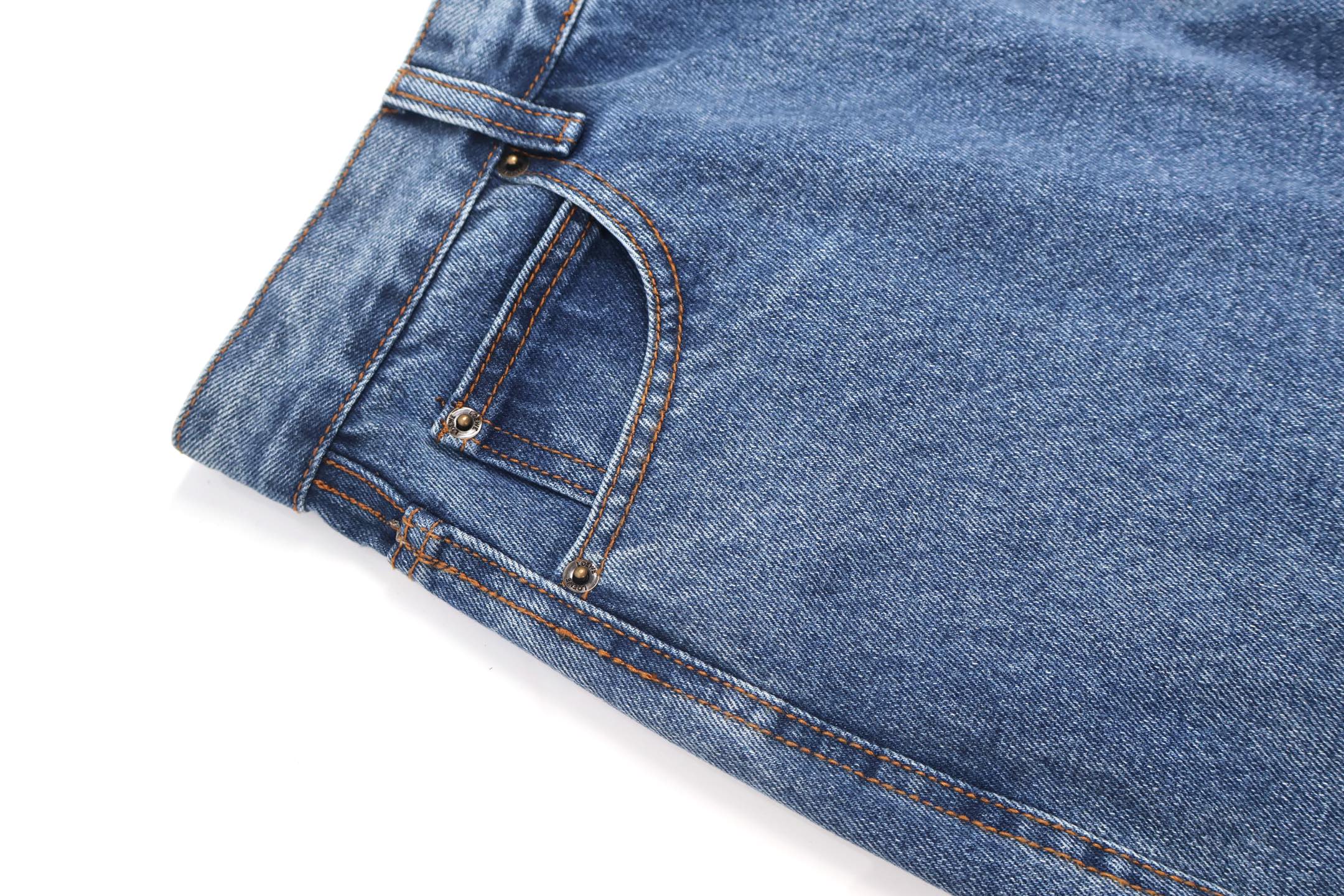 Loewe 罗意威 膝盖logo徽标印花图案牛仔裤 长裤 裤子 蓝色 B0 H526Y11W60-5475