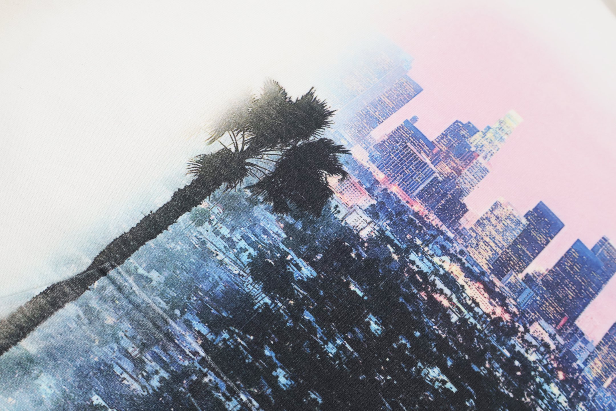 Balenciaga 巴黎世家 夜景泥染字母logo印花连帽卫衣 外套 长袖 黑色 白色 B0 767877TSVR31041