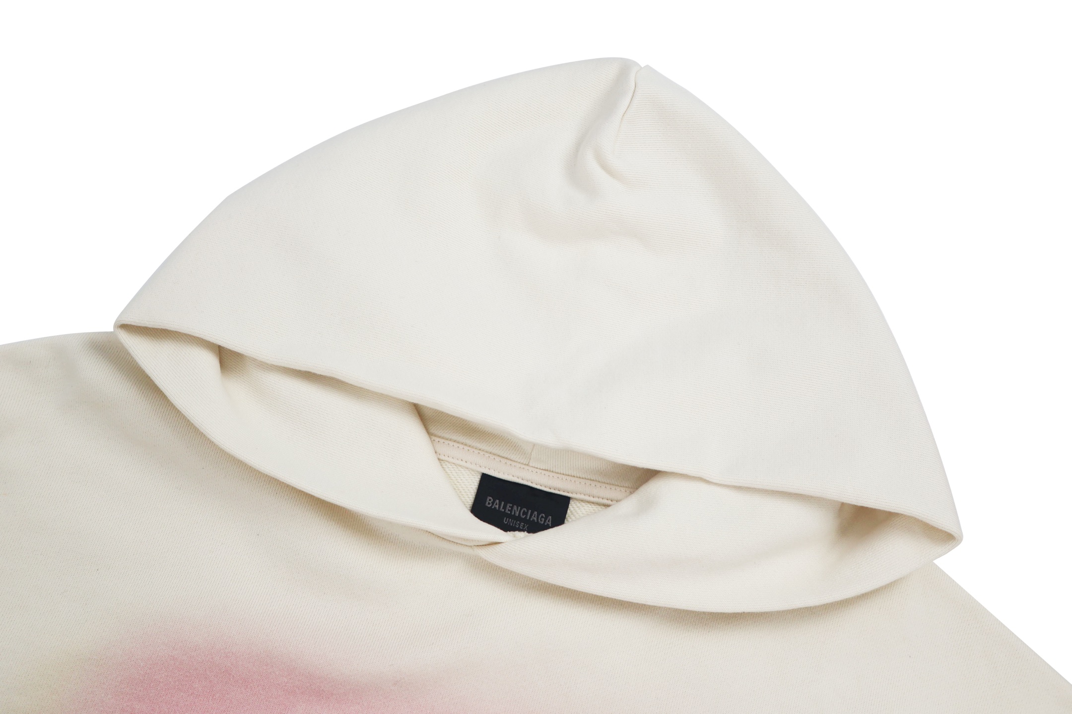 Balenciaga 巴黎世家 夜景泥染字母logo印花连帽卫衣 外套 长袖 黑色 白色 B0 767877TSVR31041