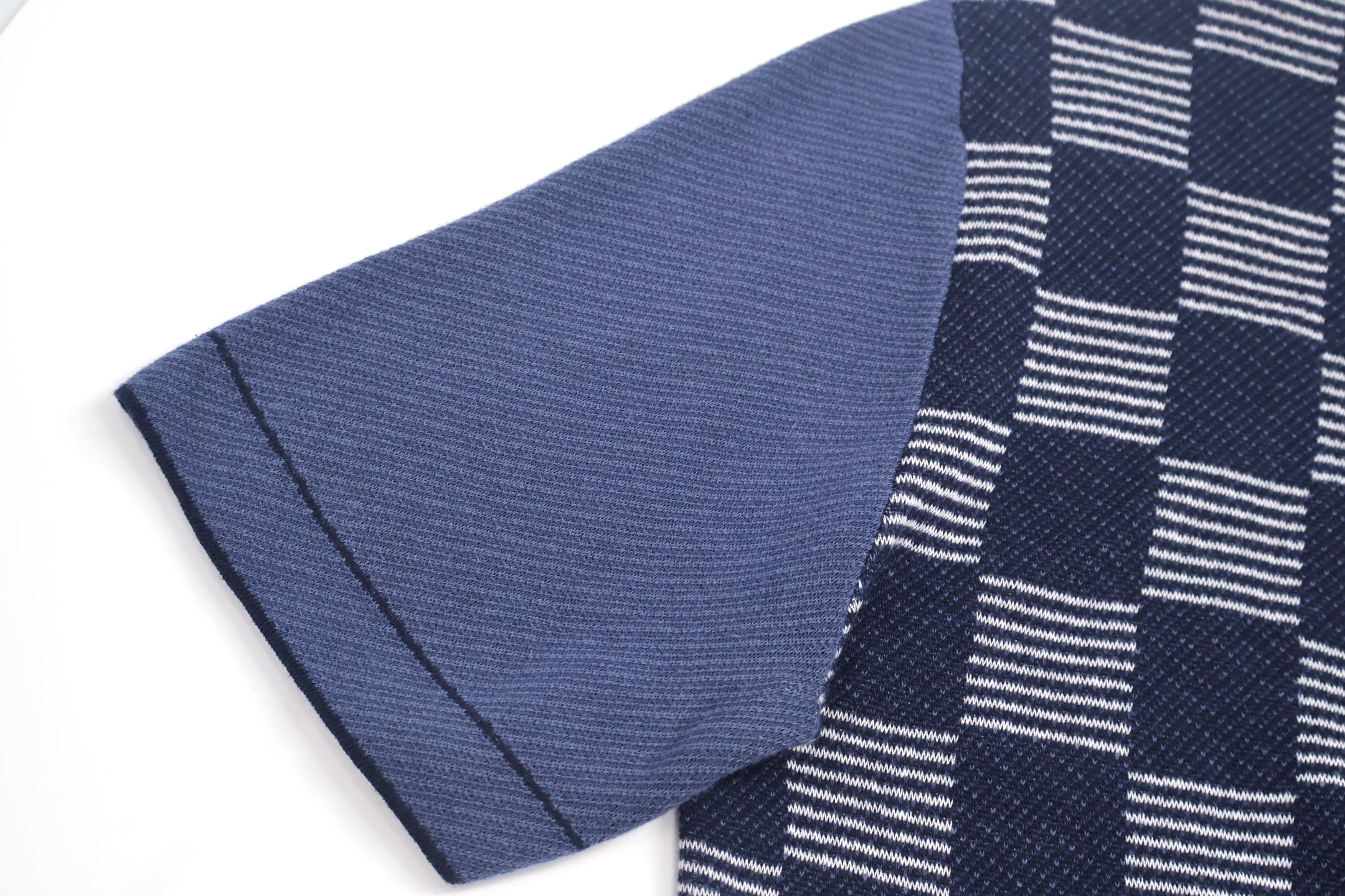 LOUIS VUITTON 路易威登 LV Nigo 联名款 棋盘格毛织 T恤 短袖 A5 1AIMBU