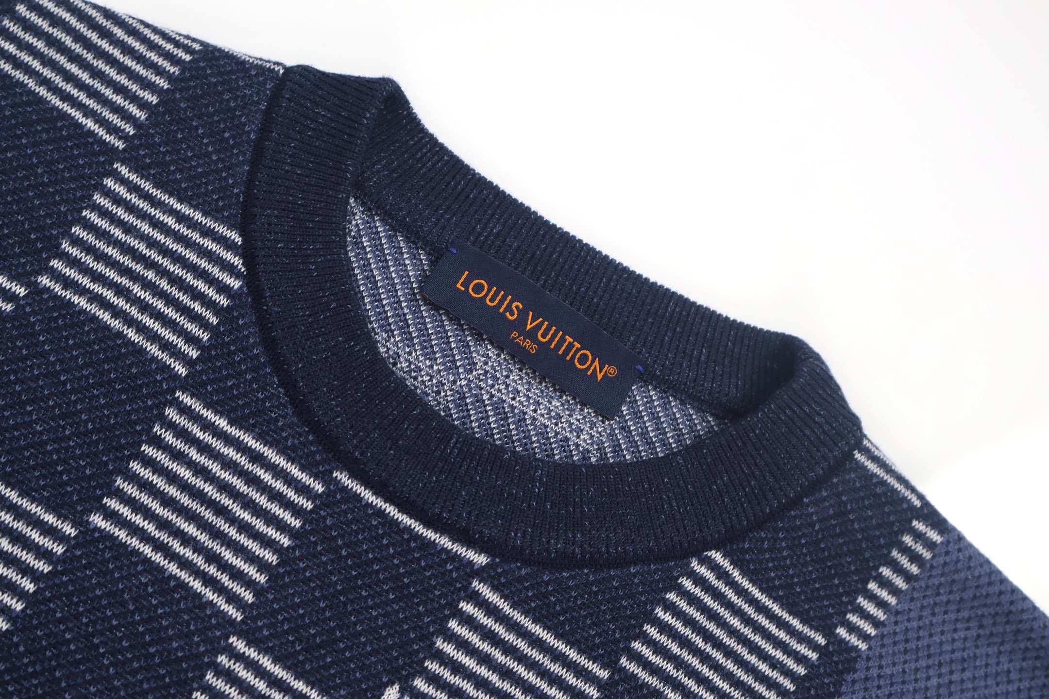LOUIS VUITTON 路易威登 LV Nigo 联名款 棋盘格毛织 T恤 短袖 A5 1AIMBU
