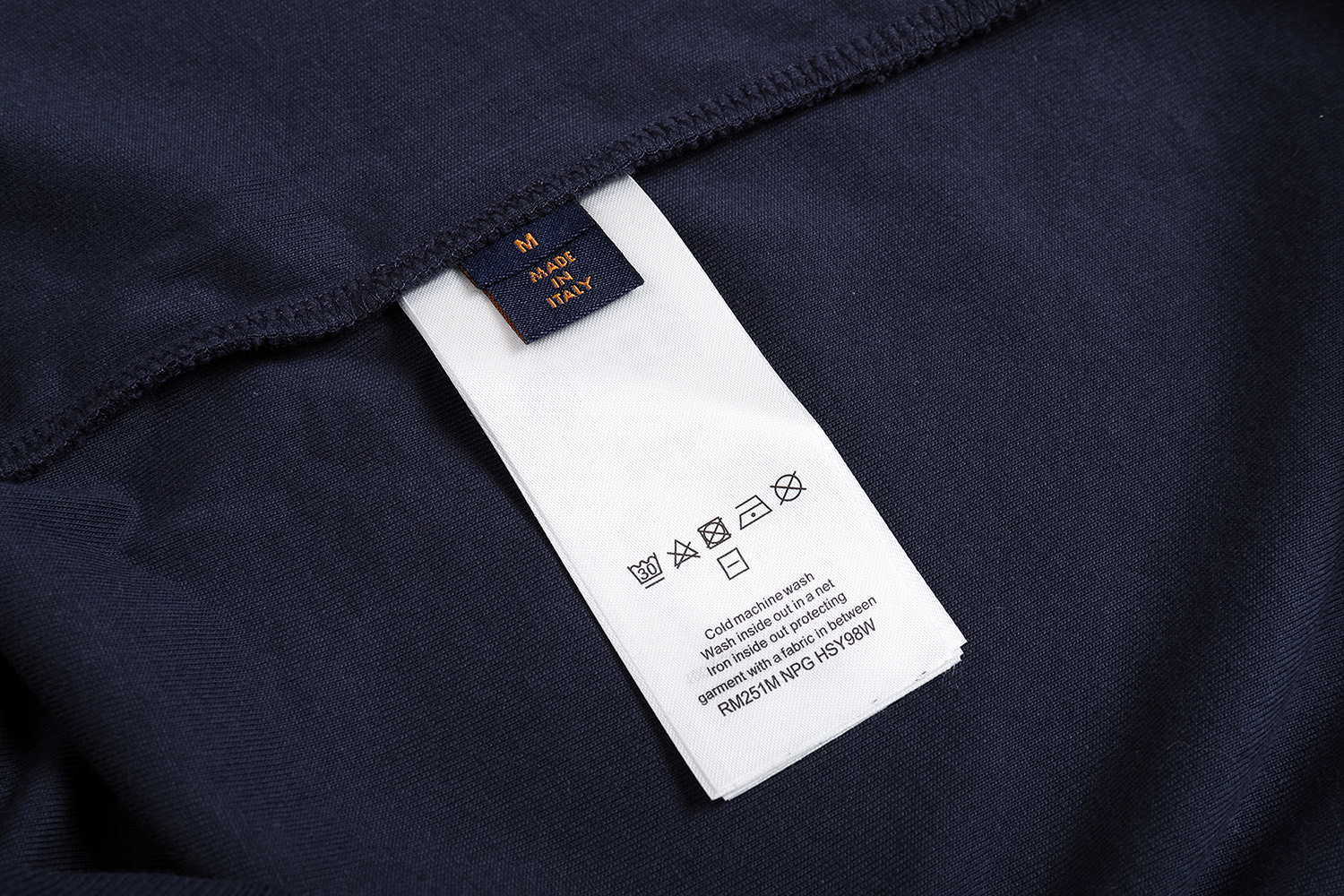 LOUIS VUITTON 路易威登 LV 帆船字母logo刺绣连帽卫衣 外套 长袖 海军蓝 A5 1AHW71