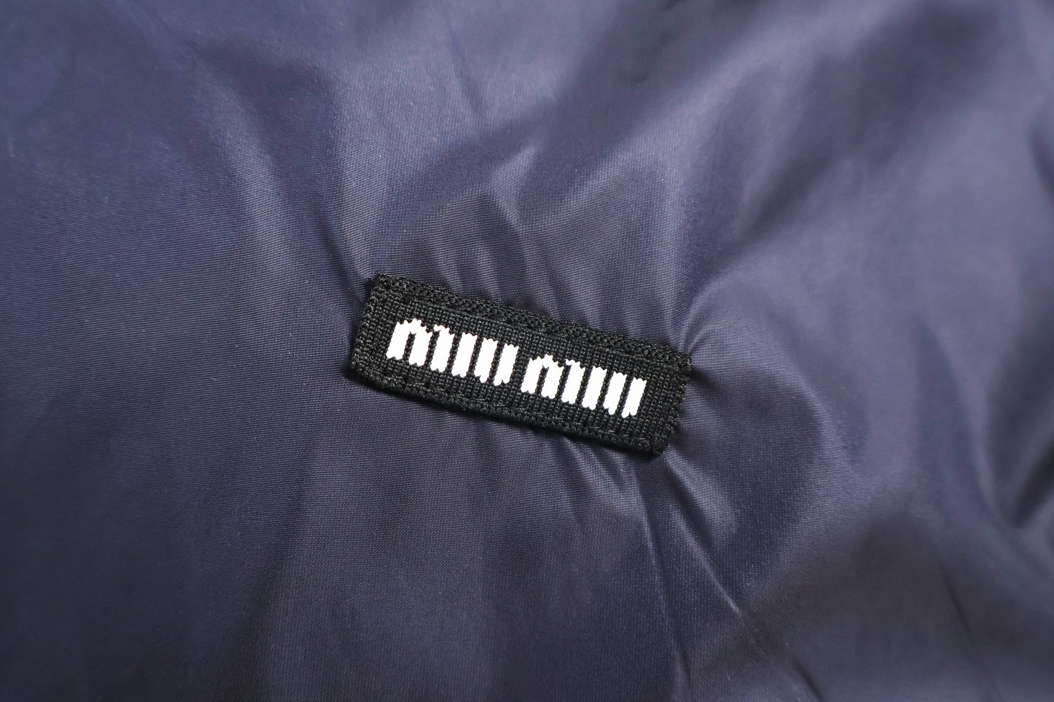 MIU MIU 缪缪 双面两穿logo徽标拉链连帽卫衣 夹克 外套 长袖 B0 ML1257-17PE-F0MZQ-S-OOO