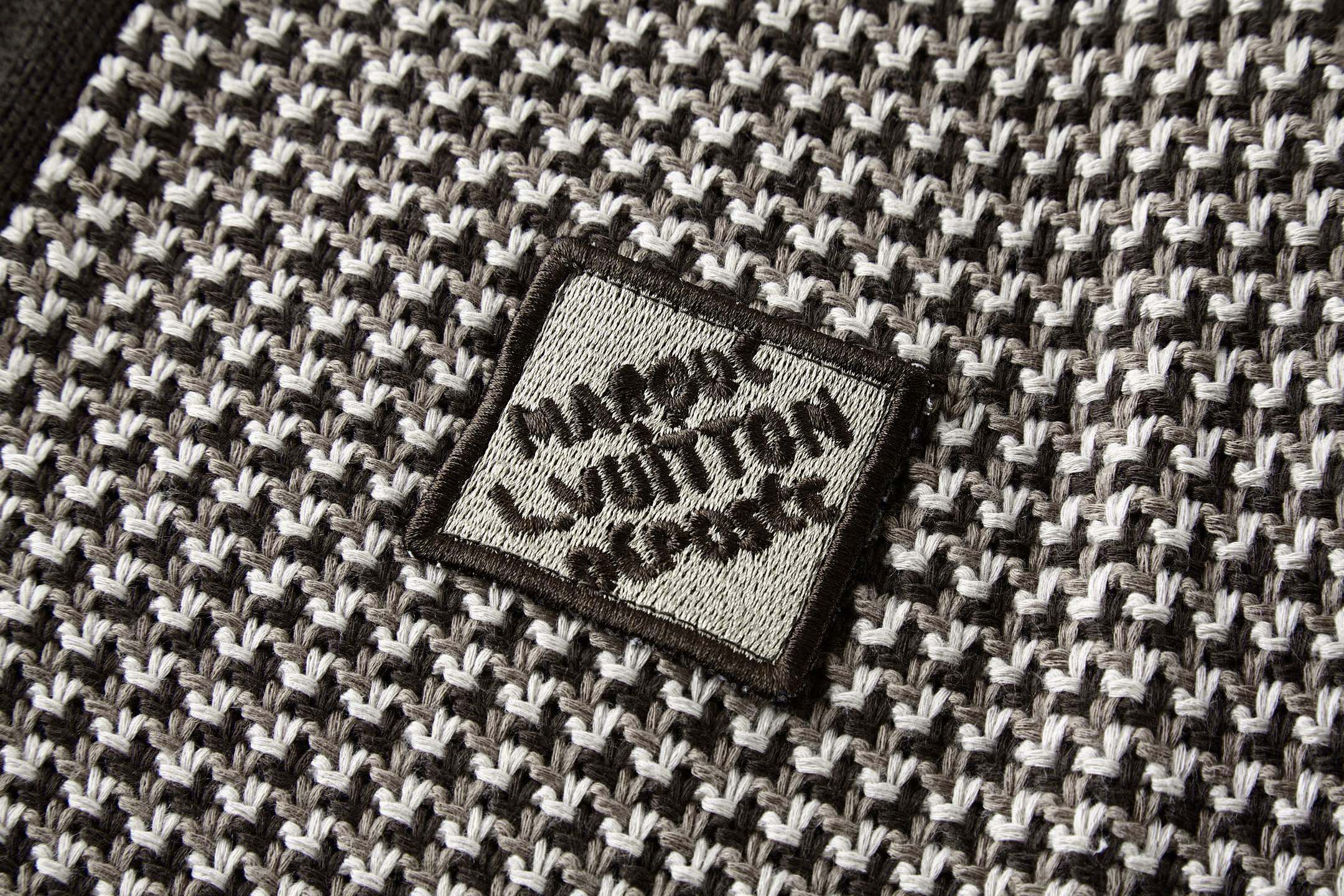 LOUIS VUITTON 路易威登 提花飞行员针织夹克 外套 长袖 棕色 C0 1AHC29