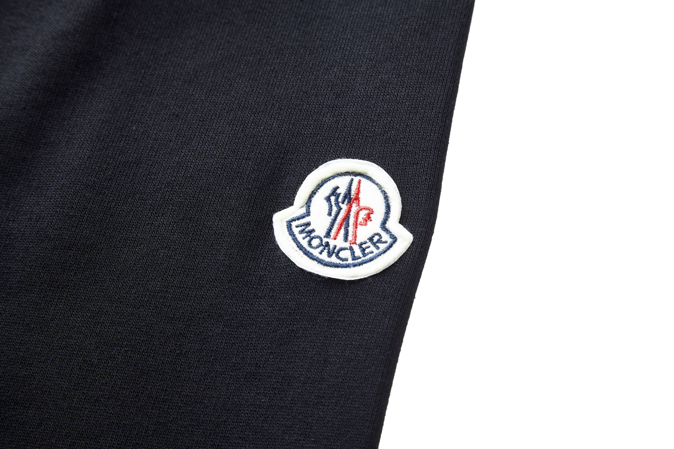 Moncler 蒙口 刺绣花朵字母logo圆领卫衣 秋冬 外套 黑色 A5 K20918G0003689B3P999