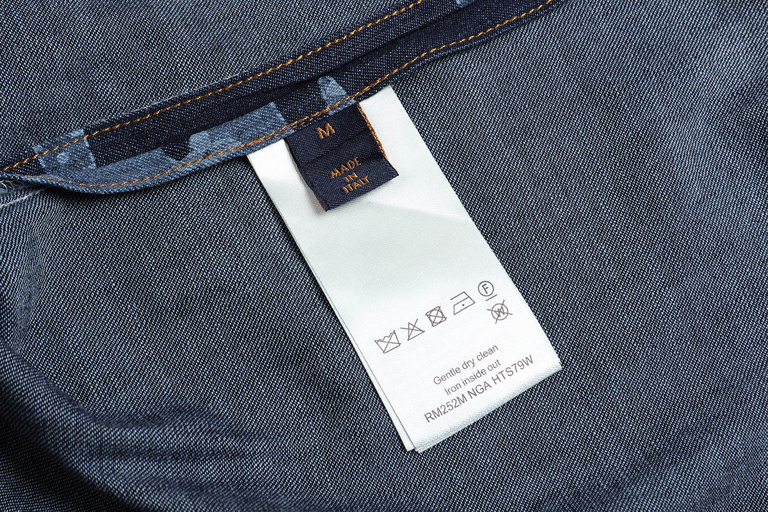 LOUIS VUITTON 路易威登 LV Nigo 联名款 云朵青年布翻领衬衫 短袖 蓝色 A5 1AIMJ6