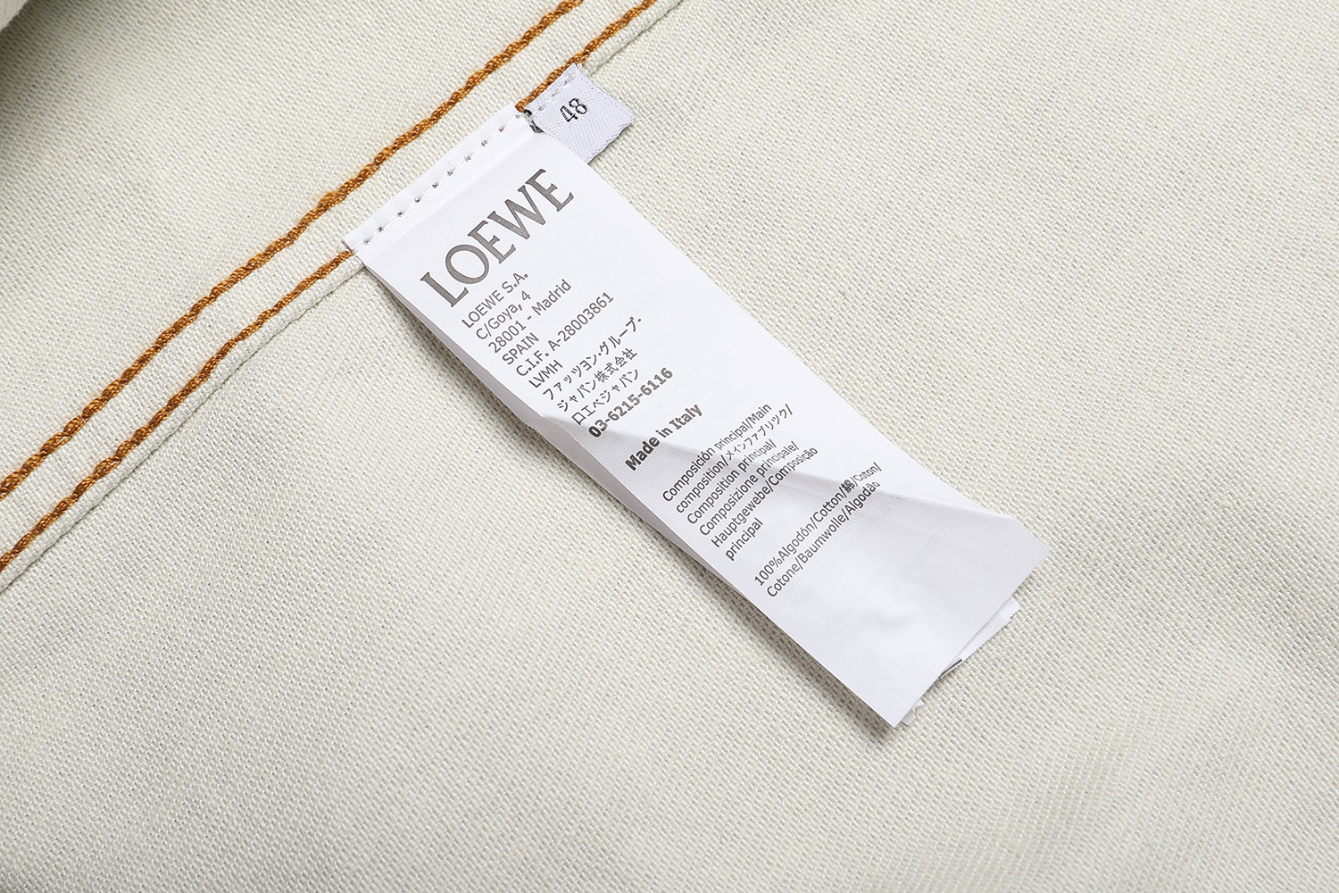 LOEWE 罗意威 丹宁水洗牛仔衬衫 外套 长袖 B0 H526Y1DW16-4160