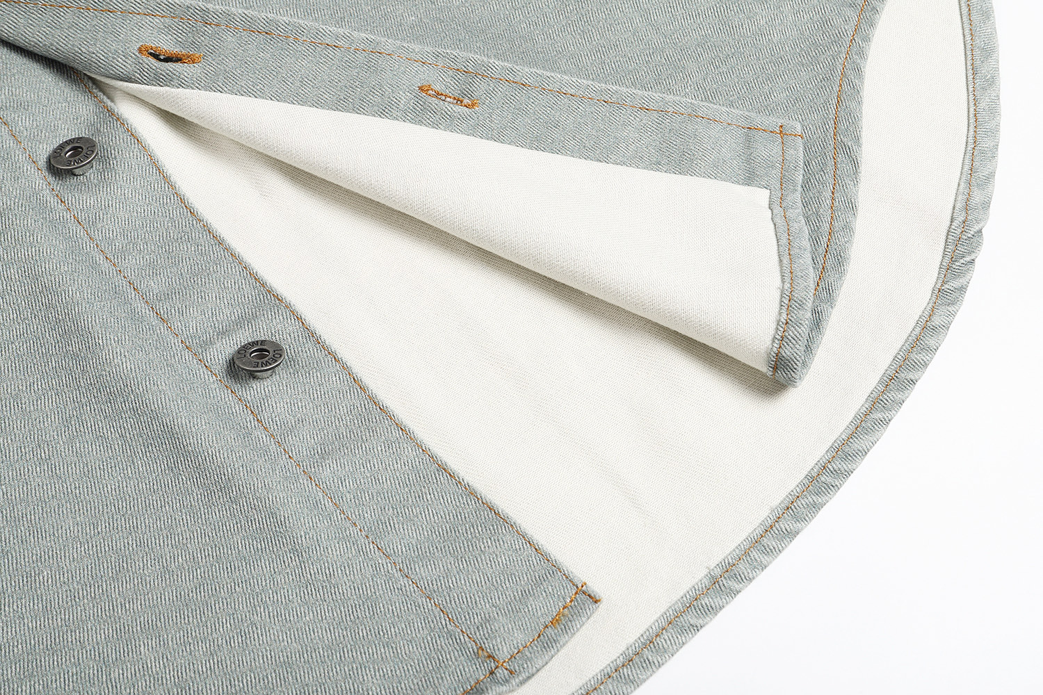 LOEWE 罗意威 丹宁水洗牛仔衬衫 外套 长袖 B0 H526Y1DW16-4160