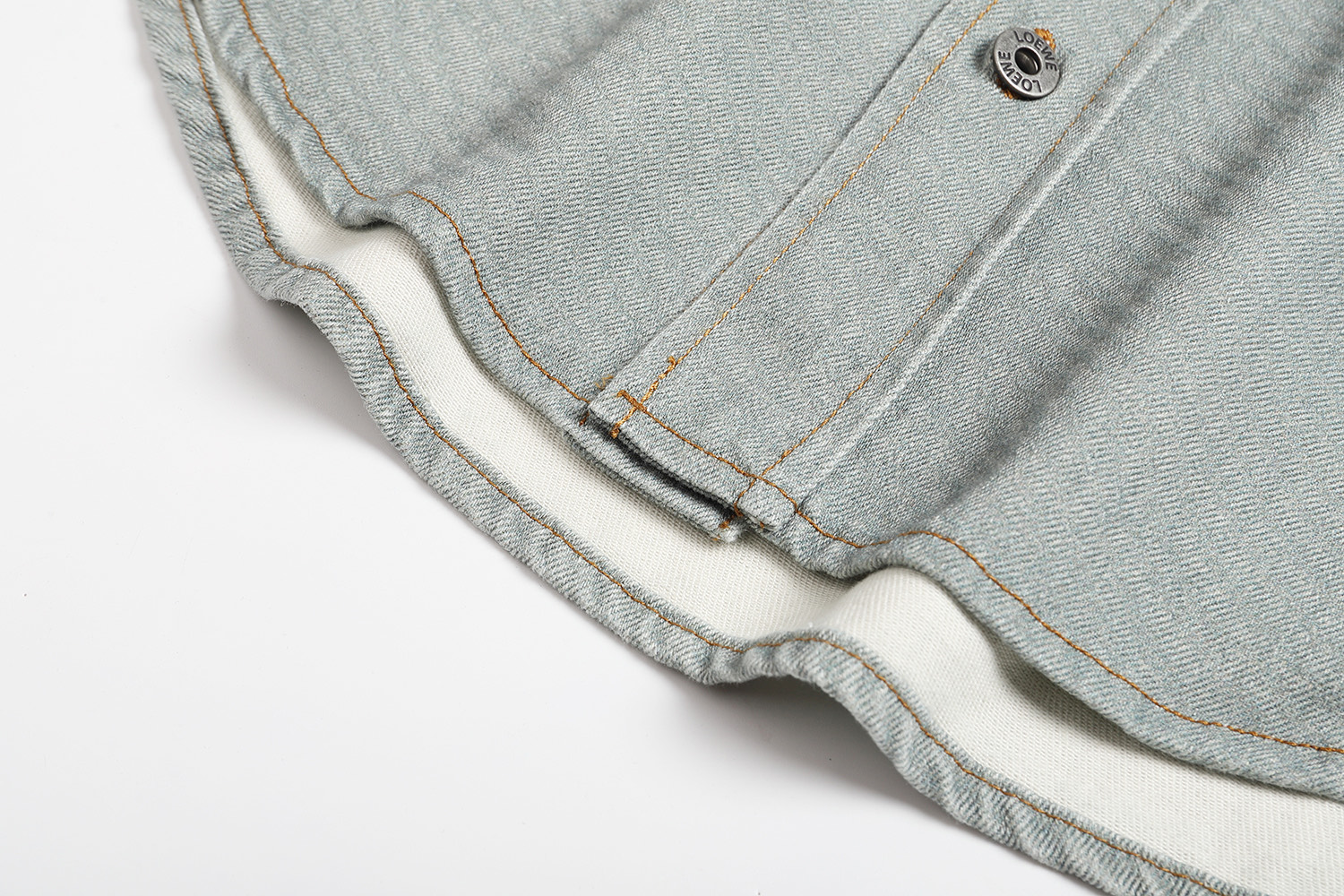 LOEWE 罗意威 丹宁水洗牛仔衬衫 外套 长袖 B0 H526Y1DW16-4160