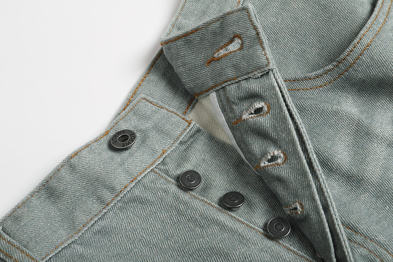 Loewe 罗意威 丹宁水洗牛仔裤 长裤 裤子 B0