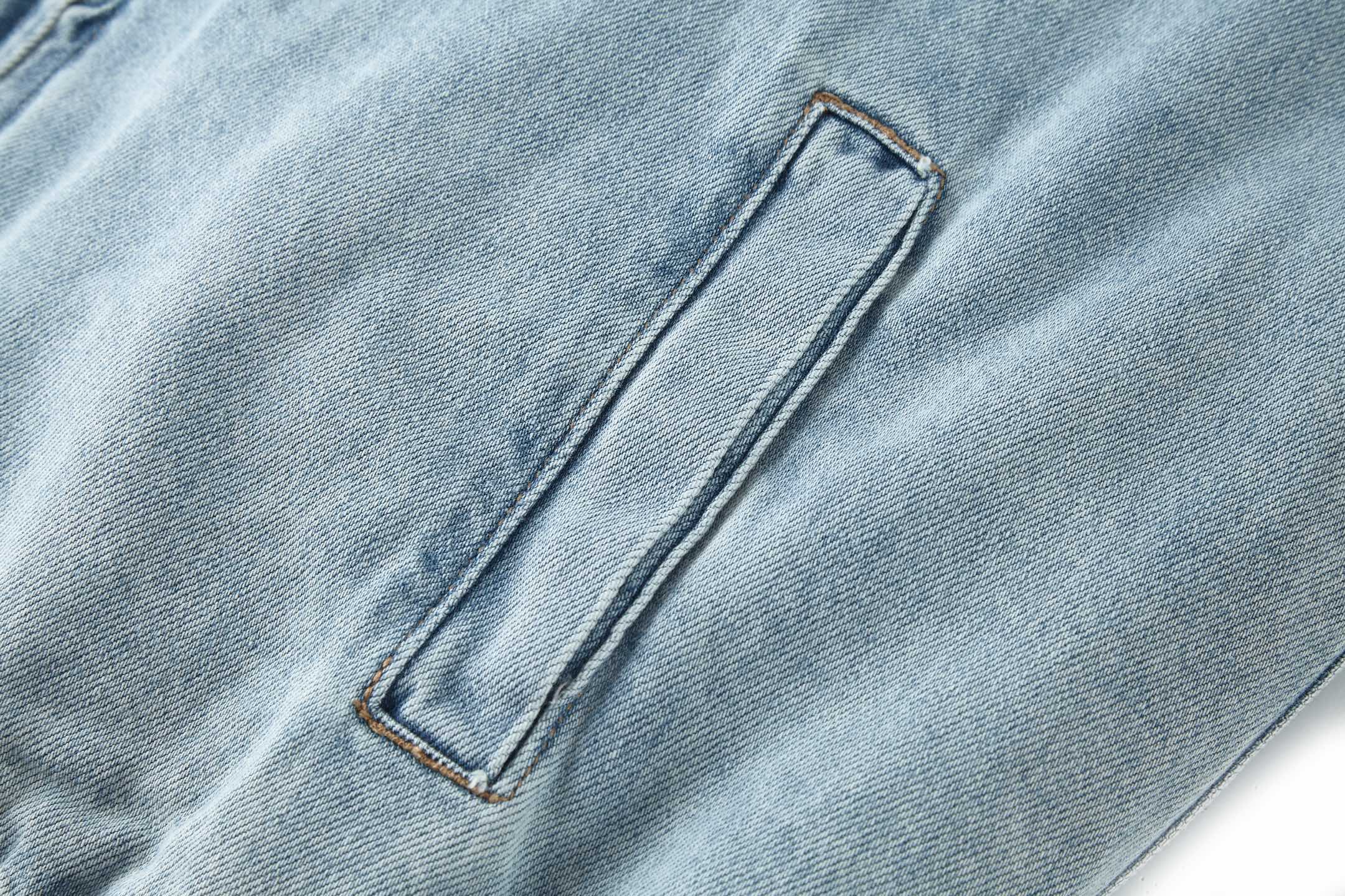 [Copy]MIU MIU 缪缪 logo徽标牛仔洗水蓝棉服 夹克 牛仔外套 长袖 蓝色 C0 GWB221-15Q1-F0013-S-OOO