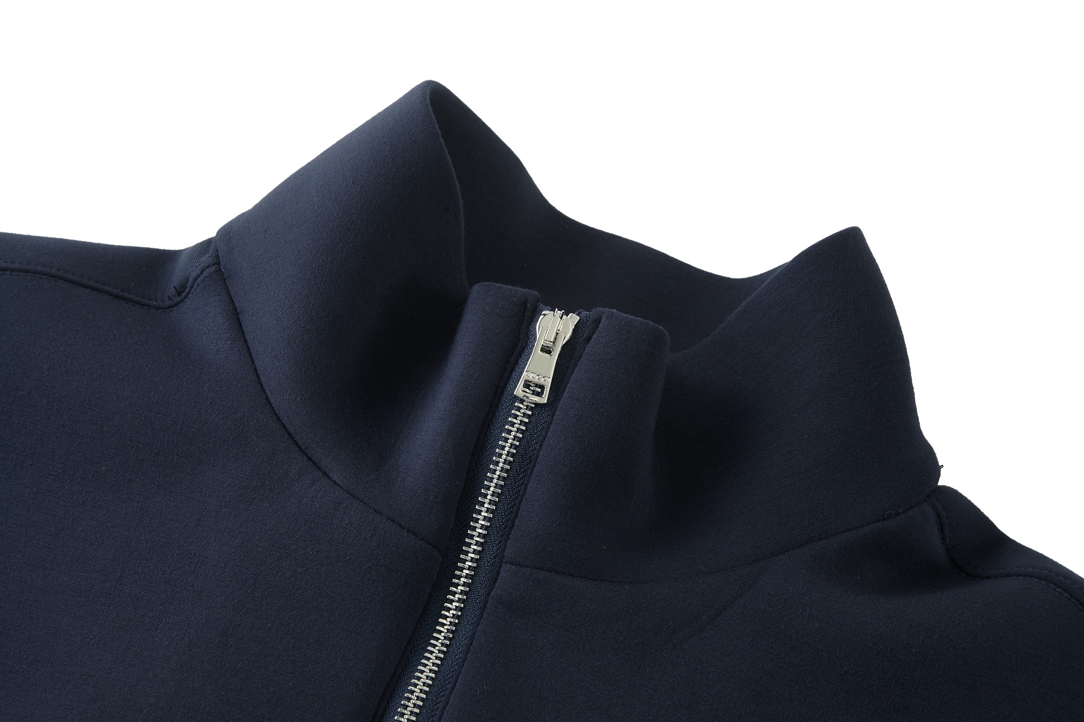 GUCCl 古驰 小刺绣太空棉半拉链立领卫衣 外套 长袖 蓝色 B0 814583-XJG10-4794