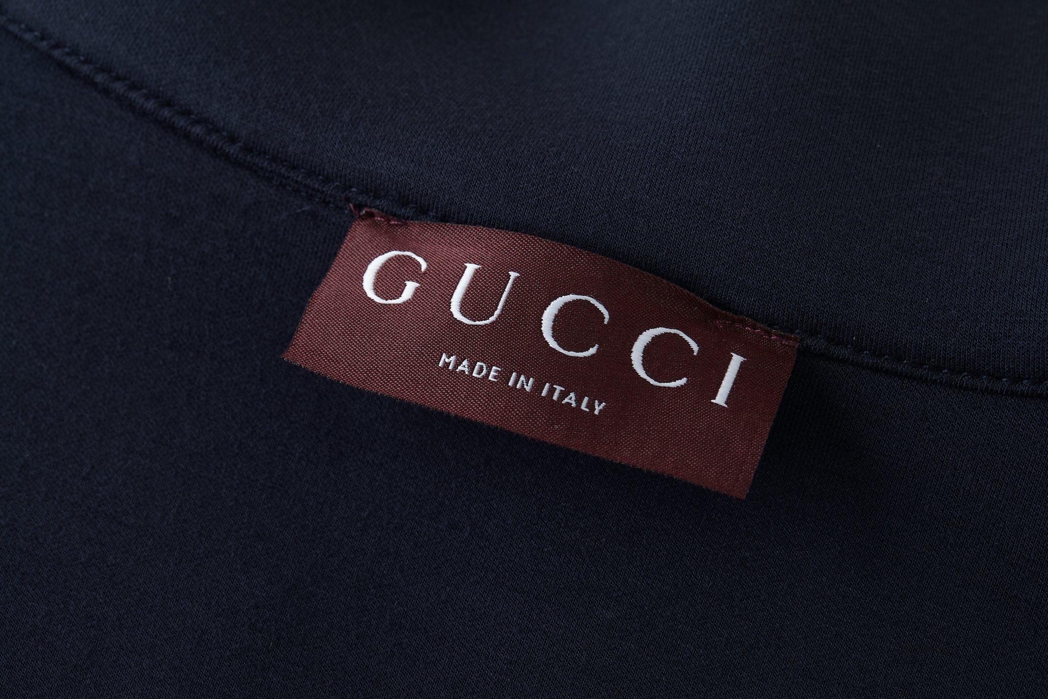 GUCCl 古驰 小刺绣太空棉半拉链立领卫衣 外套 长袖 蓝色 B0 814583-XJG10-4794