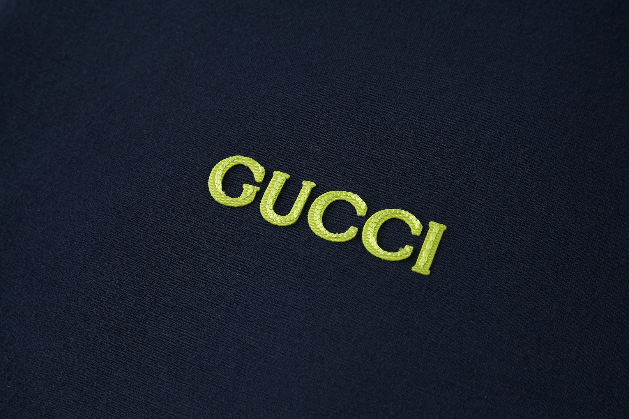 GUCCl 古驰 小刺绣太空棉半拉链立领卫衣 外套 长袖 蓝色 B0 814583-XJG10-4794