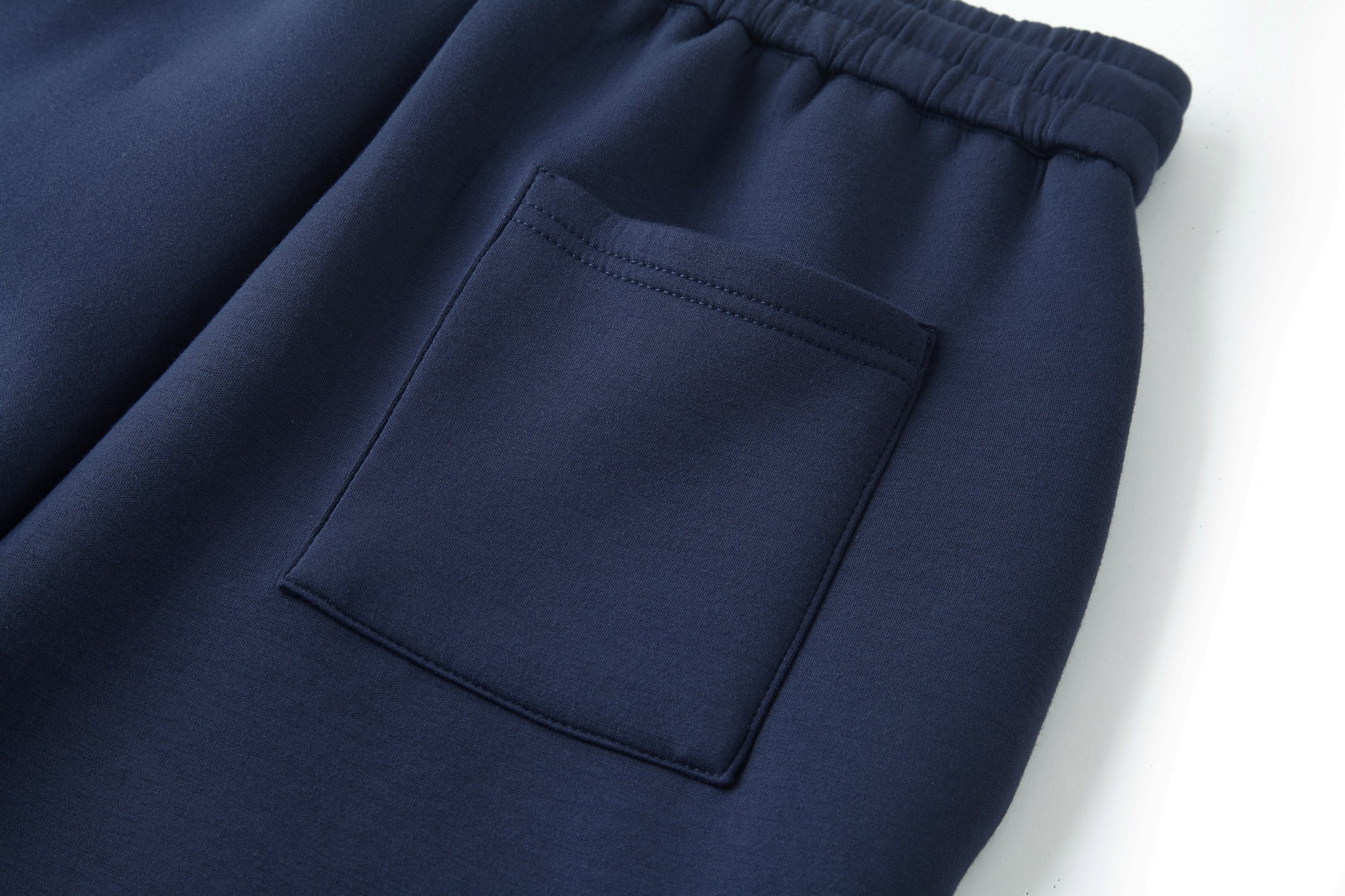 GUCCI 古驰 小刺绣太空棉松紧腰休闲裤 运动裤 长裤 蓝色 A5