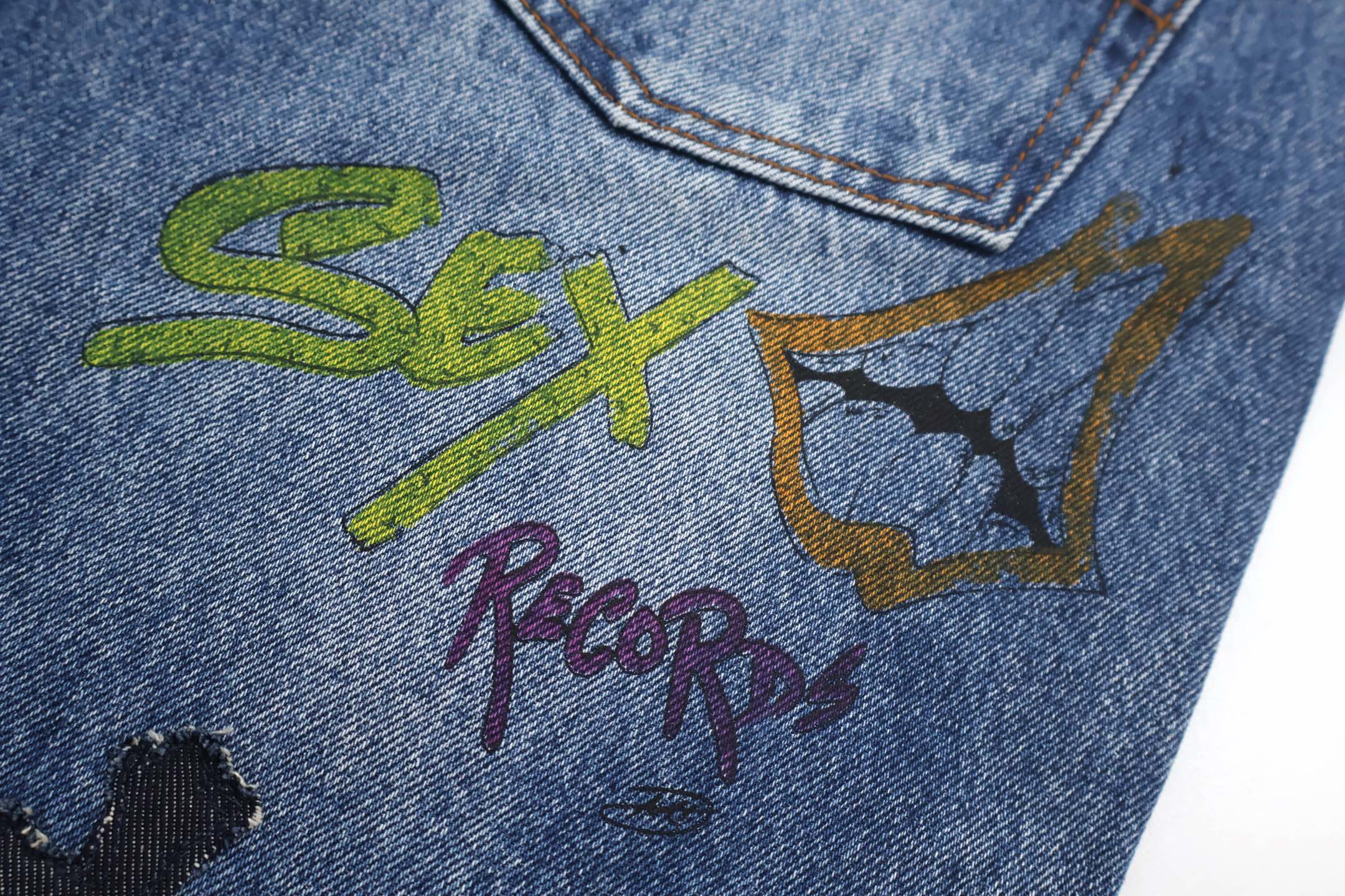 Chrome Hearts 克罗心工装牛仔裤 长裤 休闲裤 黑色 灰色 蓝色 C0