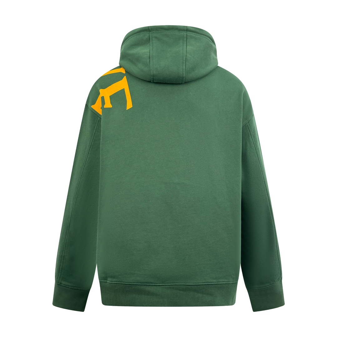 LOEWE 罗意威 大Logo印花连帽卫衣 外套 长袖 绿色 黑色 灰色 B0 H526Y25X65-4110