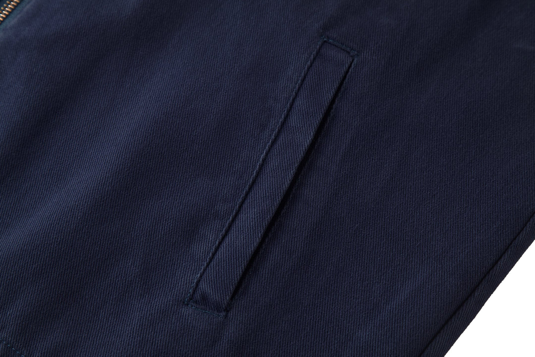 PRADA 普拉达 纯色logo徽标水洗蓝做旧拉链牛仔夹克 长袖 外套 深蓝色 B0 GEB233-16HE-F0V41-S-232