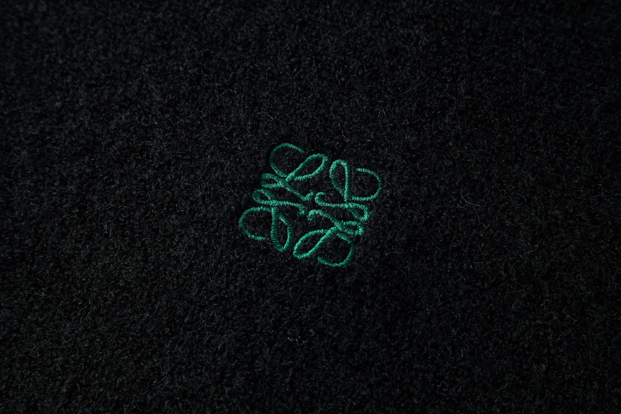 LOEWE 罗意威 刺绣Logo图案连帽卫衣 外套 长袖 黑色 灰色 B0 H526Y14KKA-1100