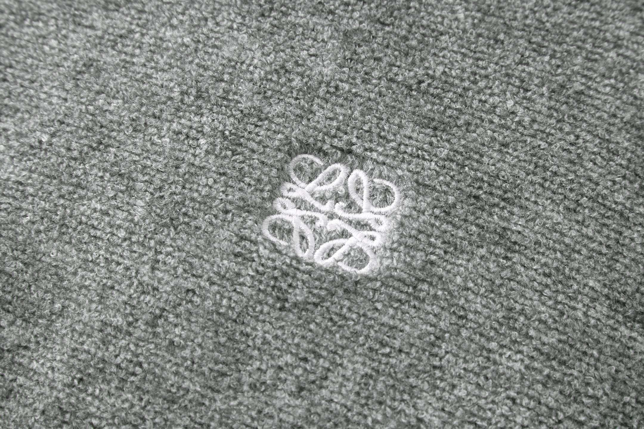 LOEWE 罗意威 刺绣Logo图案连帽卫衣 外套 长袖 黑色 灰色 B0 H526Y14KKA-1100