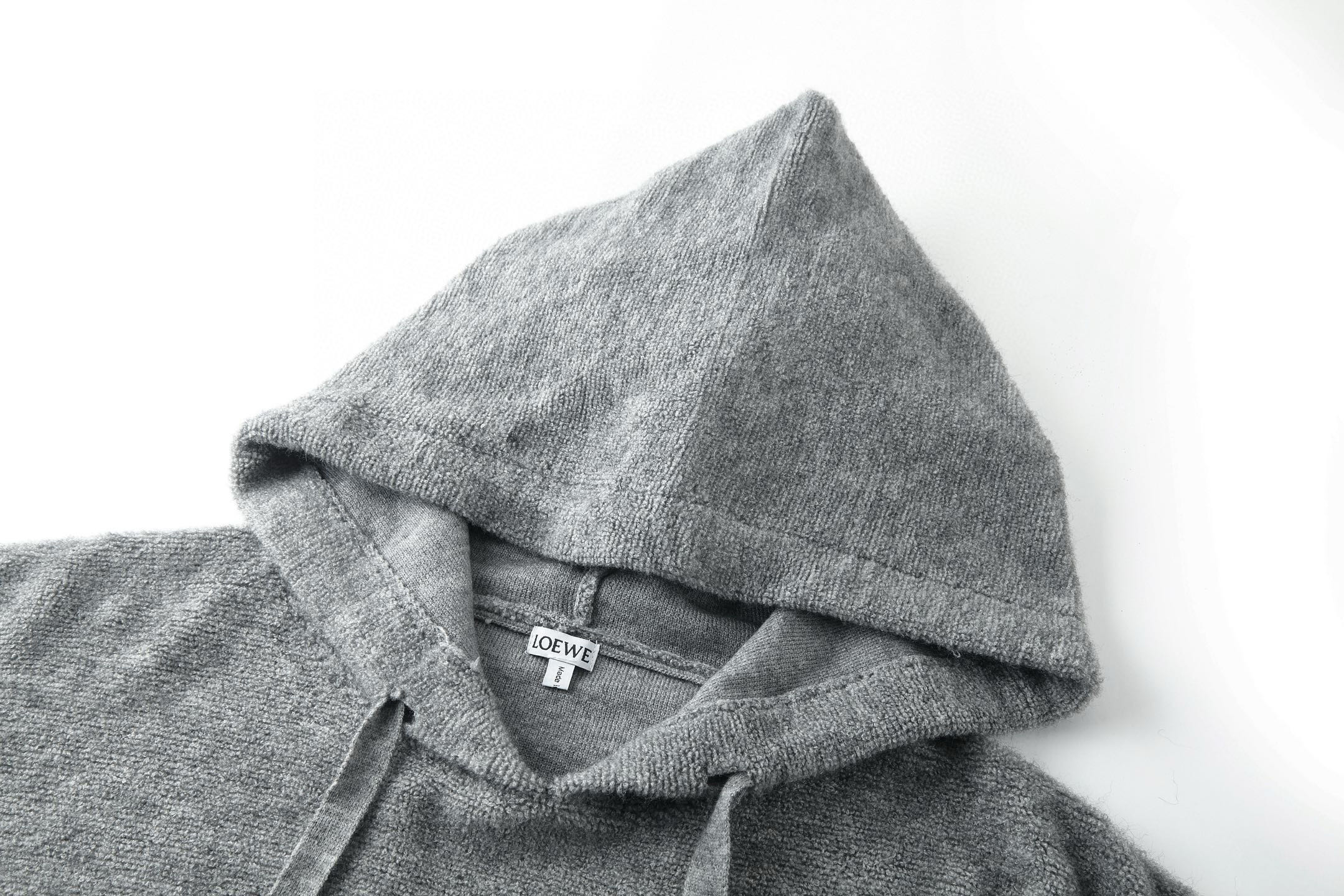 LOEWE 罗意威 刺绣Logo图案连帽卫衣 外套 长袖 黑色 灰色 B0 H526Y14KKA-1100