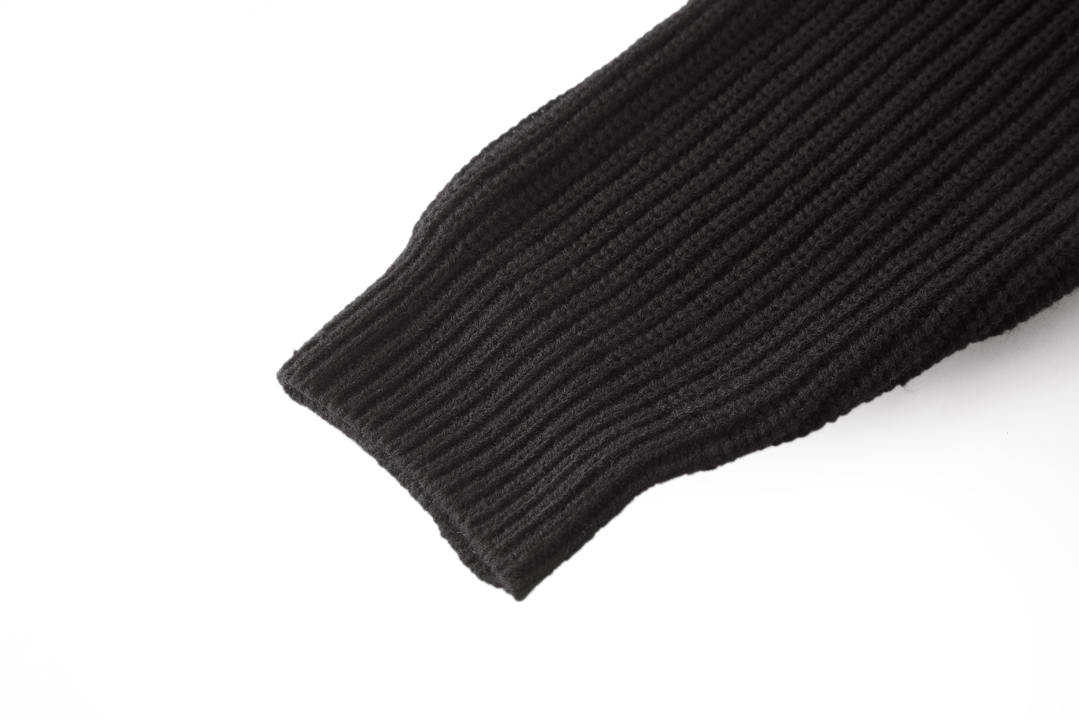 CELINE 赛琳 凯旋门刺绣拉链立领毛衣 外套 长袖 黑色 B0 