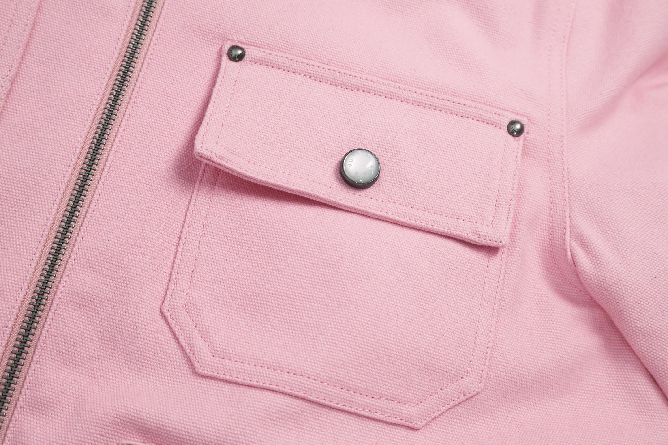 LOUIS VUITTON 路易威登 LV Nigo 联名款 工装棉服 牛仔外套 外套 长袖 粉色 C0 1AILNB