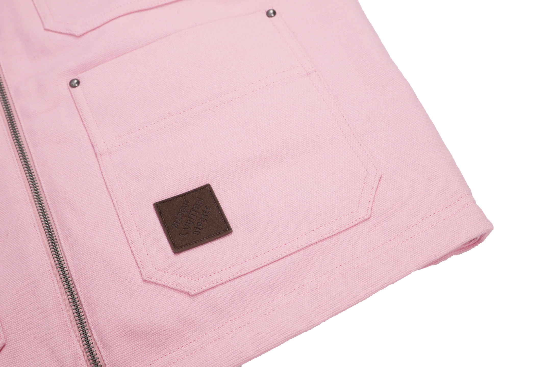 LOUIS VUITTON 路易威登 LV Nigo 联名款 工装棉服 牛仔外套 外套 长袖 粉色 C0 1AILNB