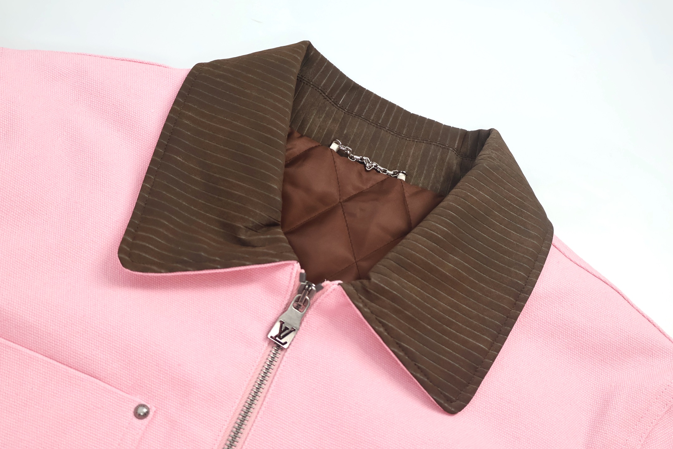 LOUIS VUITTON 路易威登 LV Nigo 联名款 工装棉服 牛仔外套 外套 长袖 粉色 C0 1AILNB