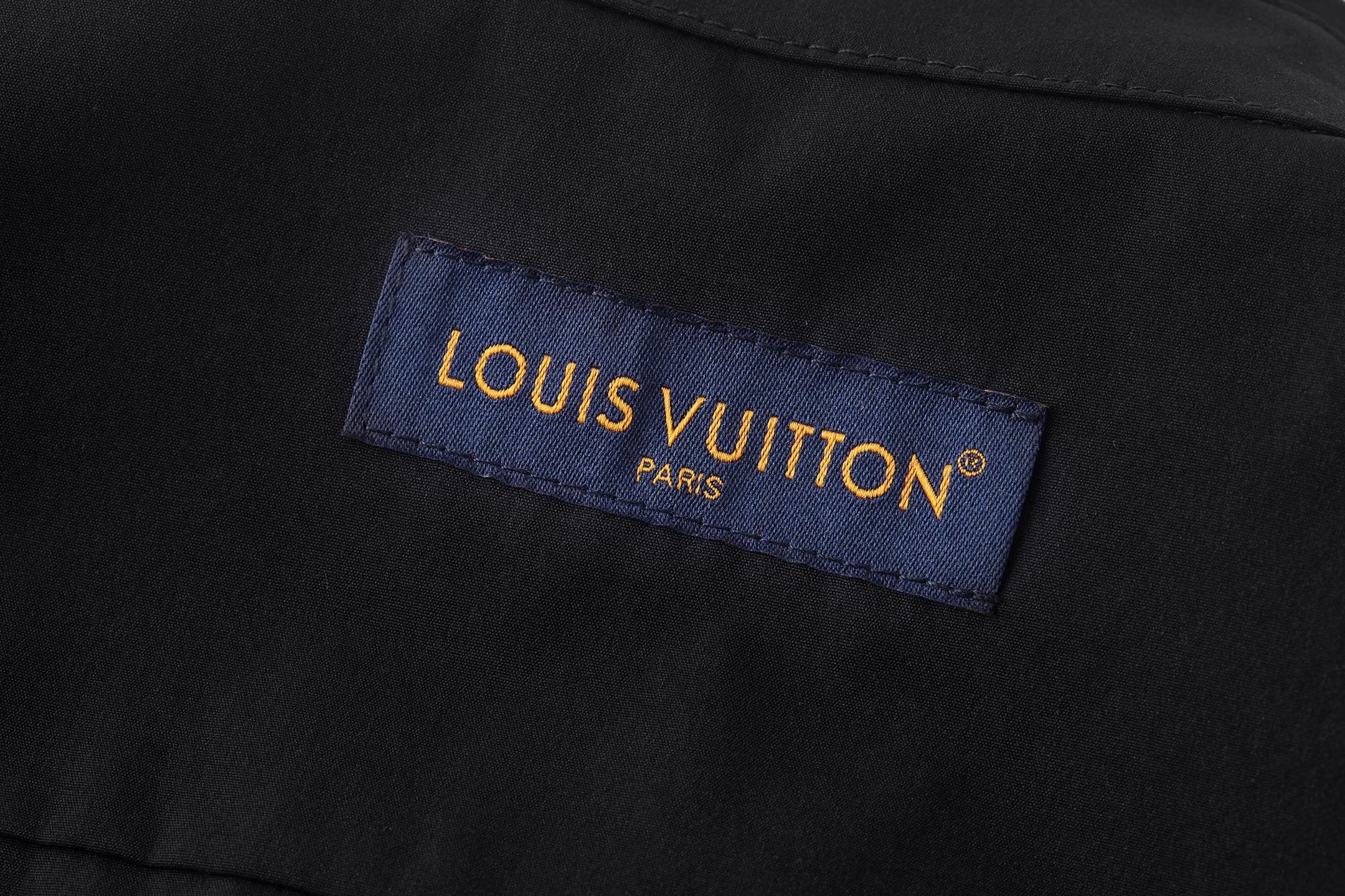 LOUIS VUITTON 路易威登 LV Nigo 联名款 刺绣串珠衬衫 外套 长袖 黑色 A5 1AIMIV