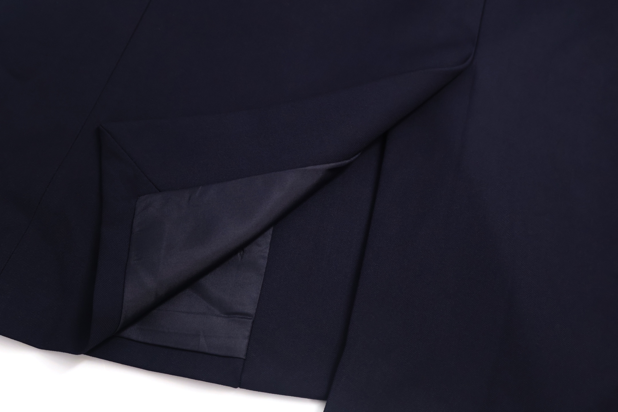 MIU MIU 缪缪 假两件格纹袖西装外套 长袖 藏蓝色 C0 MH1972-11AD-F0008-S-OOO