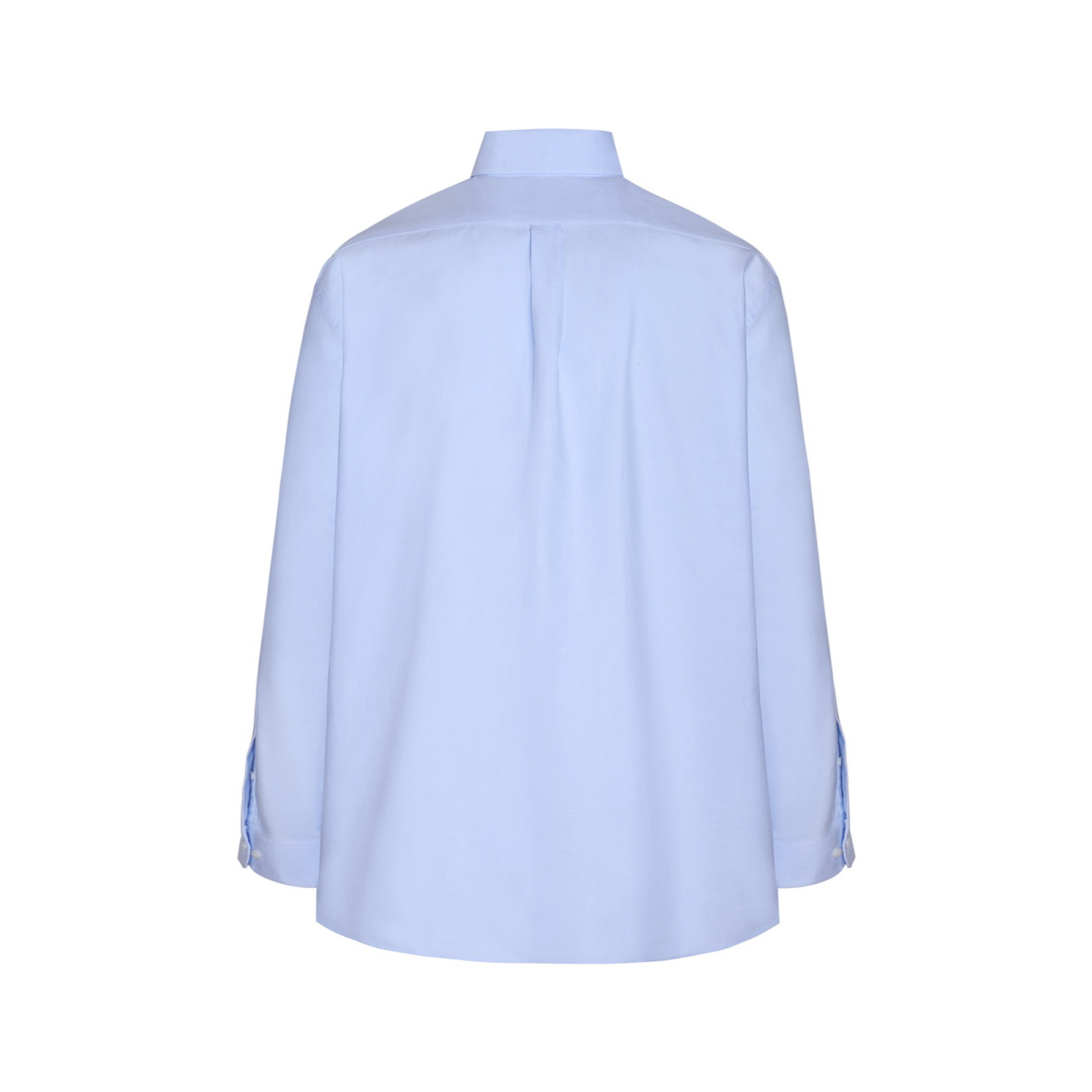 PRADA 普拉达 翻领刺绣衬衫 外套 长袖 蓝色 白色 A5 P497GR-14JW-F0012-S-OOO