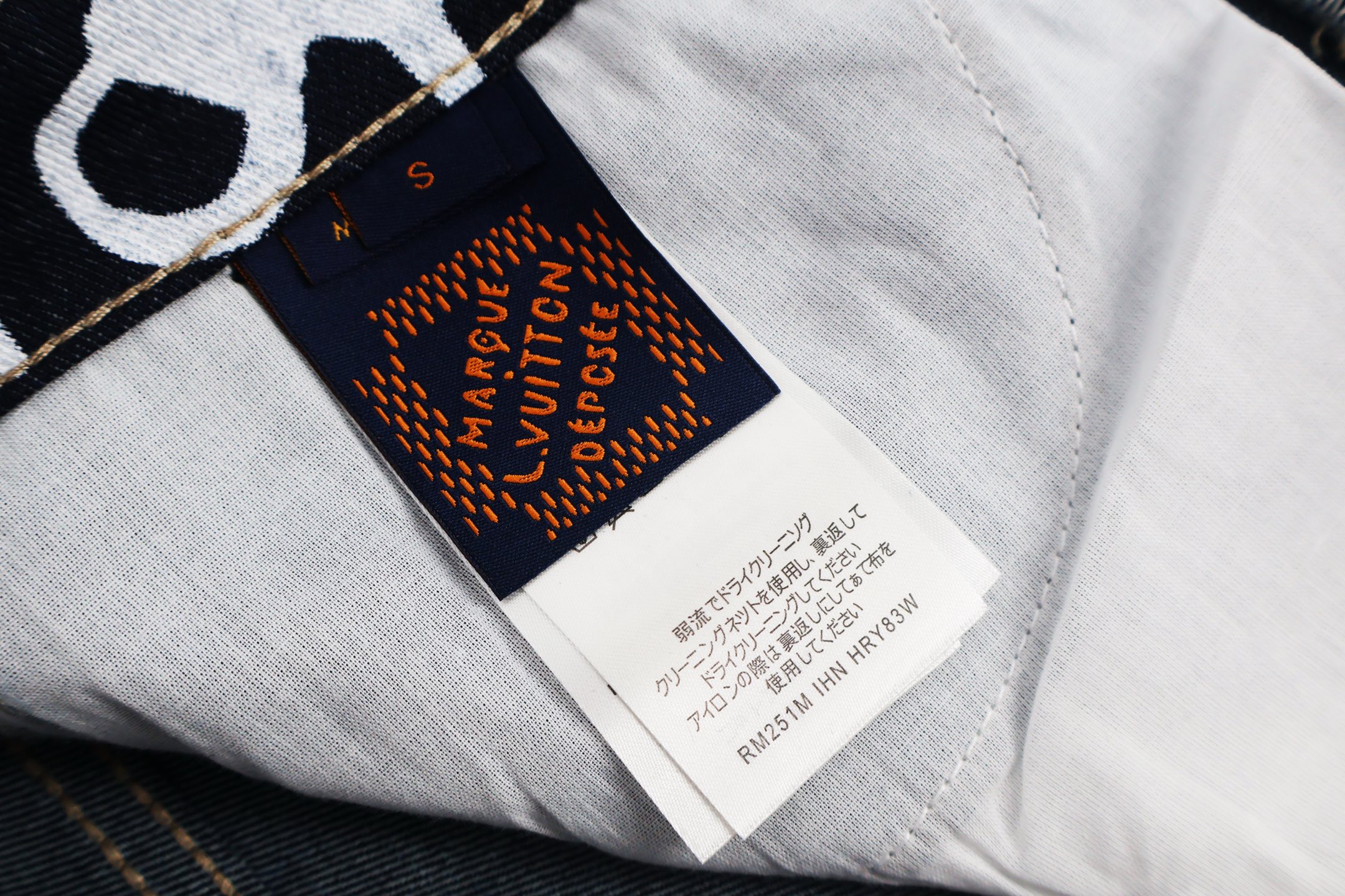 LOUIS VUITTON 路易威登 LV Nigo 联名款 涂鸦满印牛仔裤 裤子 长裤 B0 1AILSW