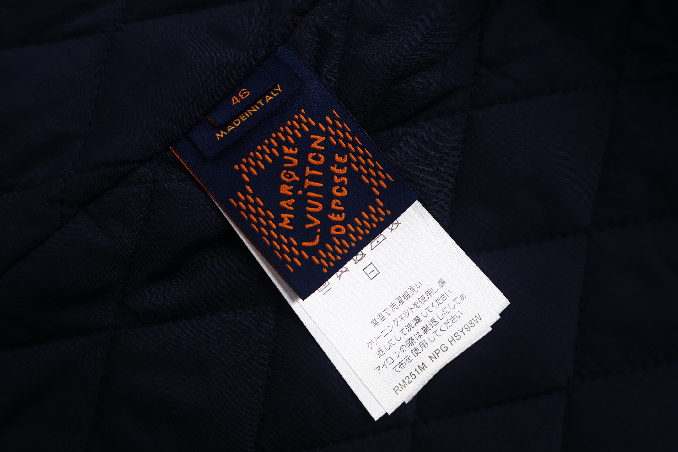 LOUIS VUITTON 路易威登 Nigo联名款 涂鸦无领棉服 牛仔外套 夹克 长袖 C0 1AILLM