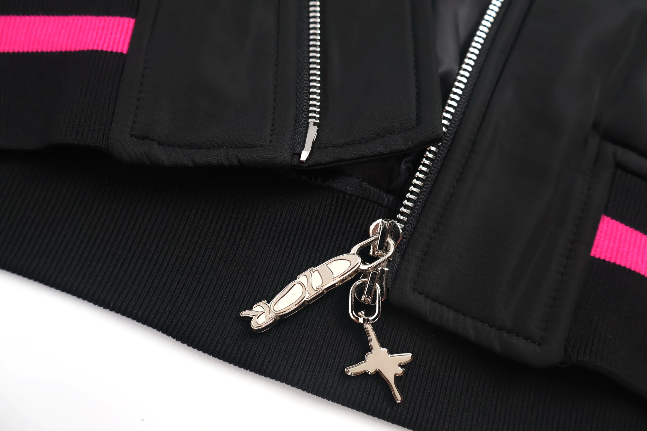 DIOR 迪奥 Lewis Hamilton 合作系列 47飞行员棉服夹克 外套 长袖 黑色 C0 513C426A6500-C900