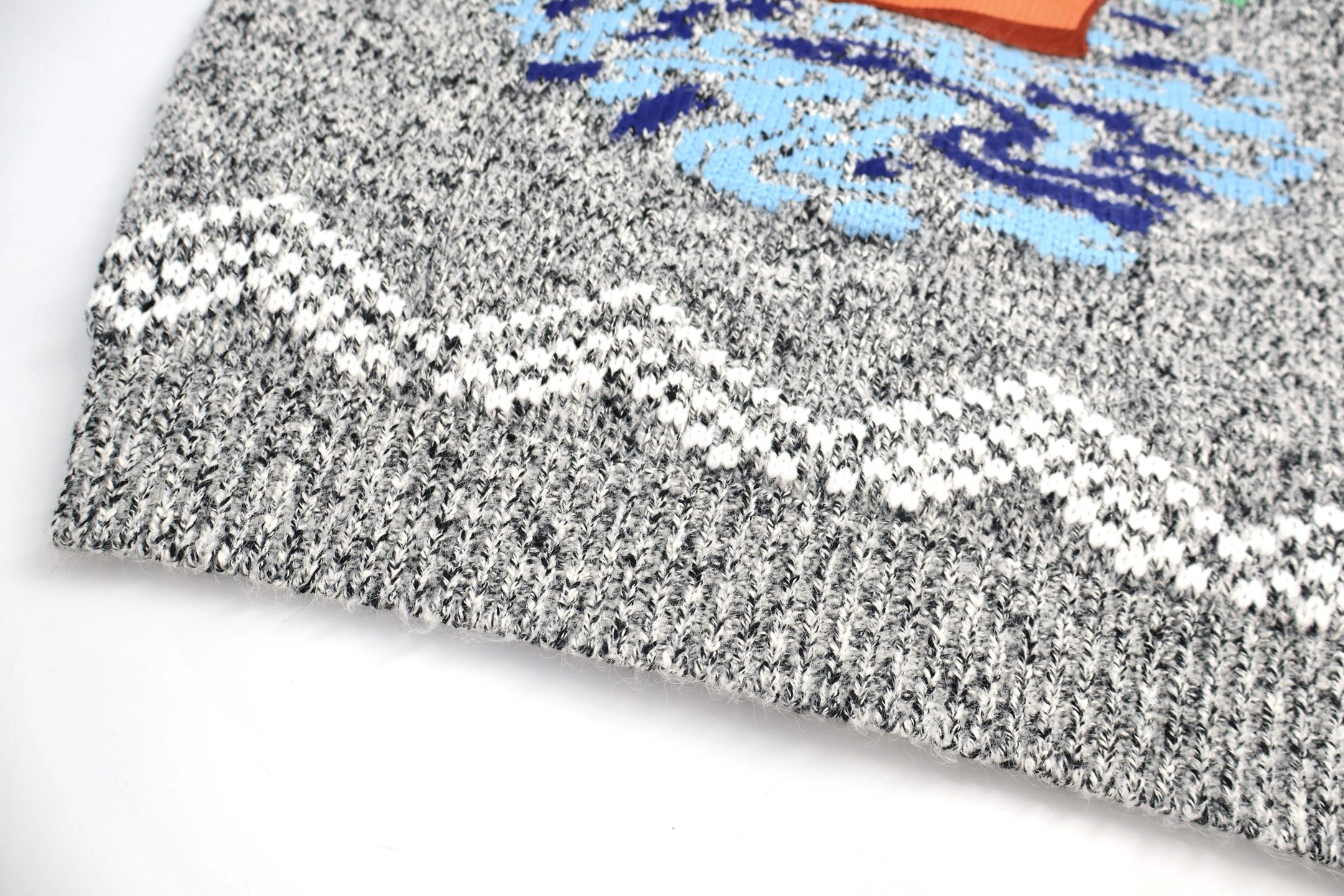 LOUIS VUITTON 路易威登 Nigo联名款 钓鱼针拉链 毛衣 外套 花灰色 C0 1AIMCY