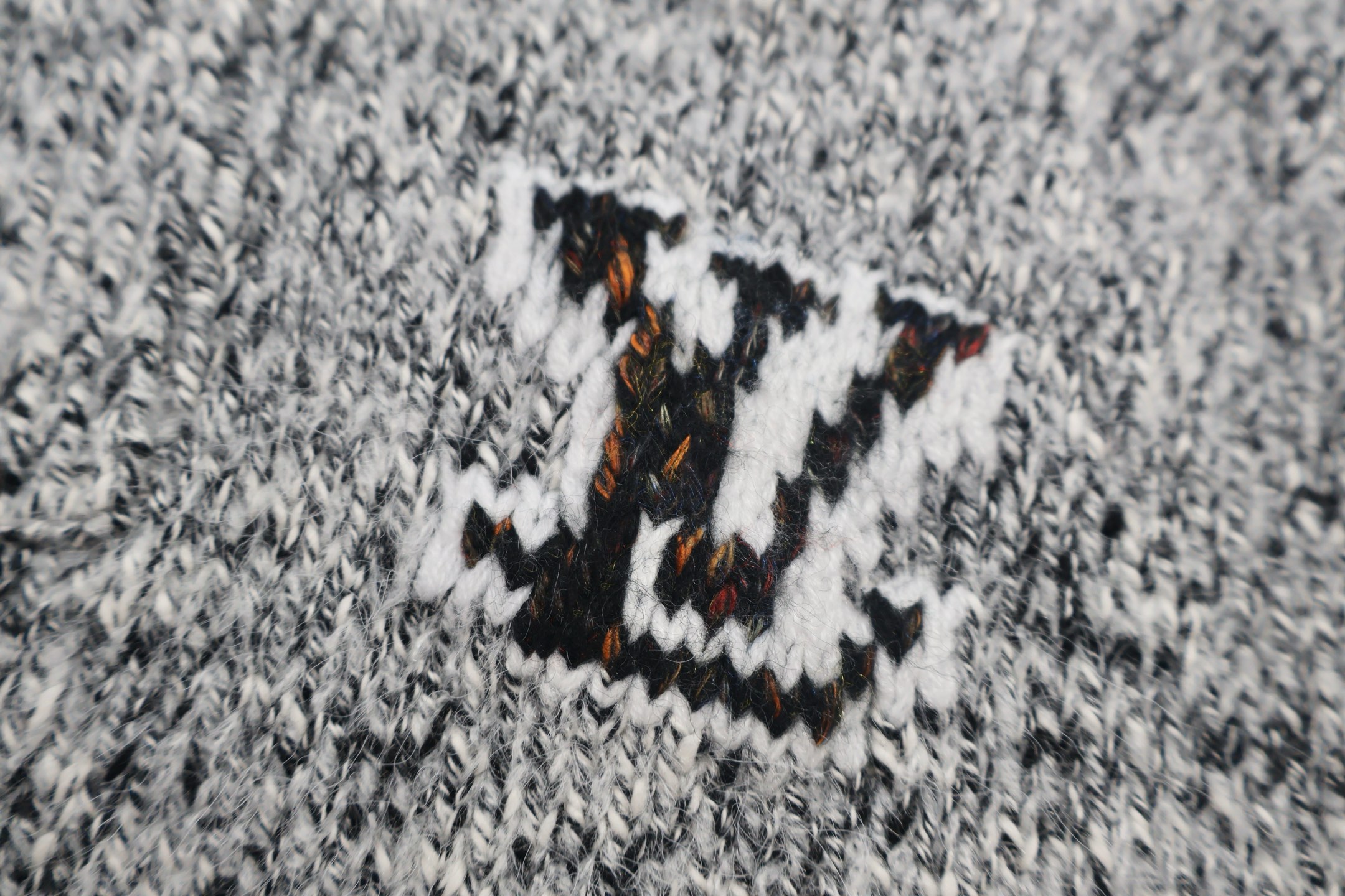 LOUIS VUITTON 路易威登 Nigo联名款 钓鱼针拉链 毛衣 外套 花灰色 C0 1AIMCY