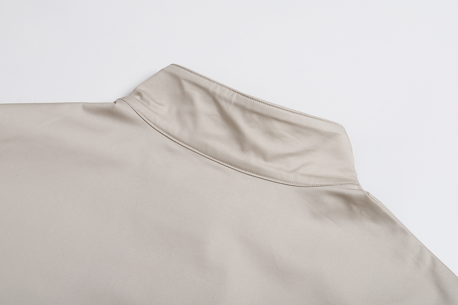 MIU MIU 缪缪 纯色logo徽标拉链立领夹克 外套 长袖 石灰色 B0 ML1267-17HM-F0A08-S-OOO