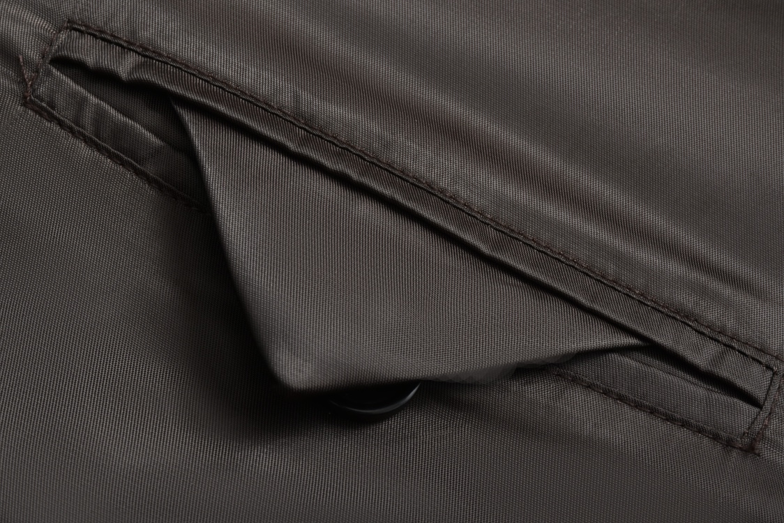 PRADA 普拉达 三角标天鹅绒拉链夹克 长袖 外套 黑色 咖啡色 C0 SGB999S22110DY-F0002