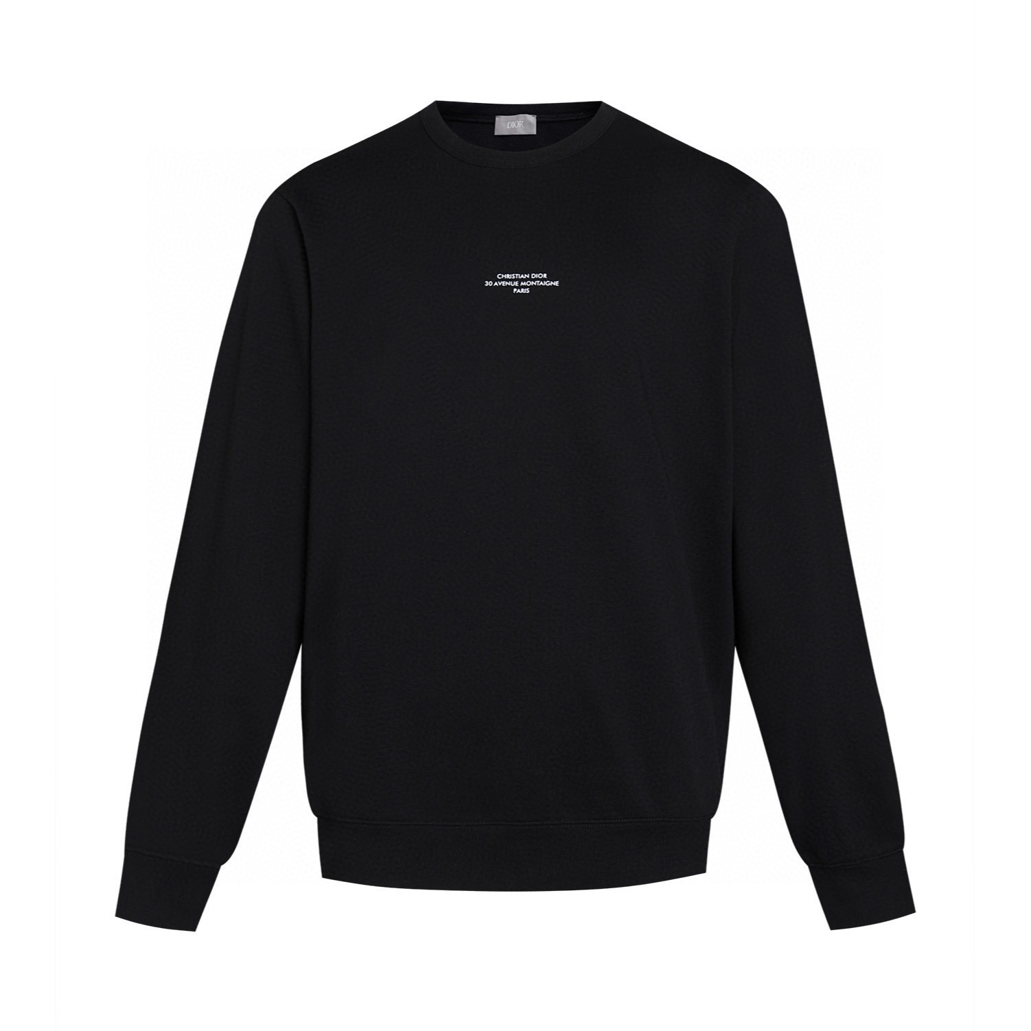 DIOR 迪奥 胸前小ogo印花圆领卫衣 外套 长袖 灰色 黑色 A5 543J694A3028-C880