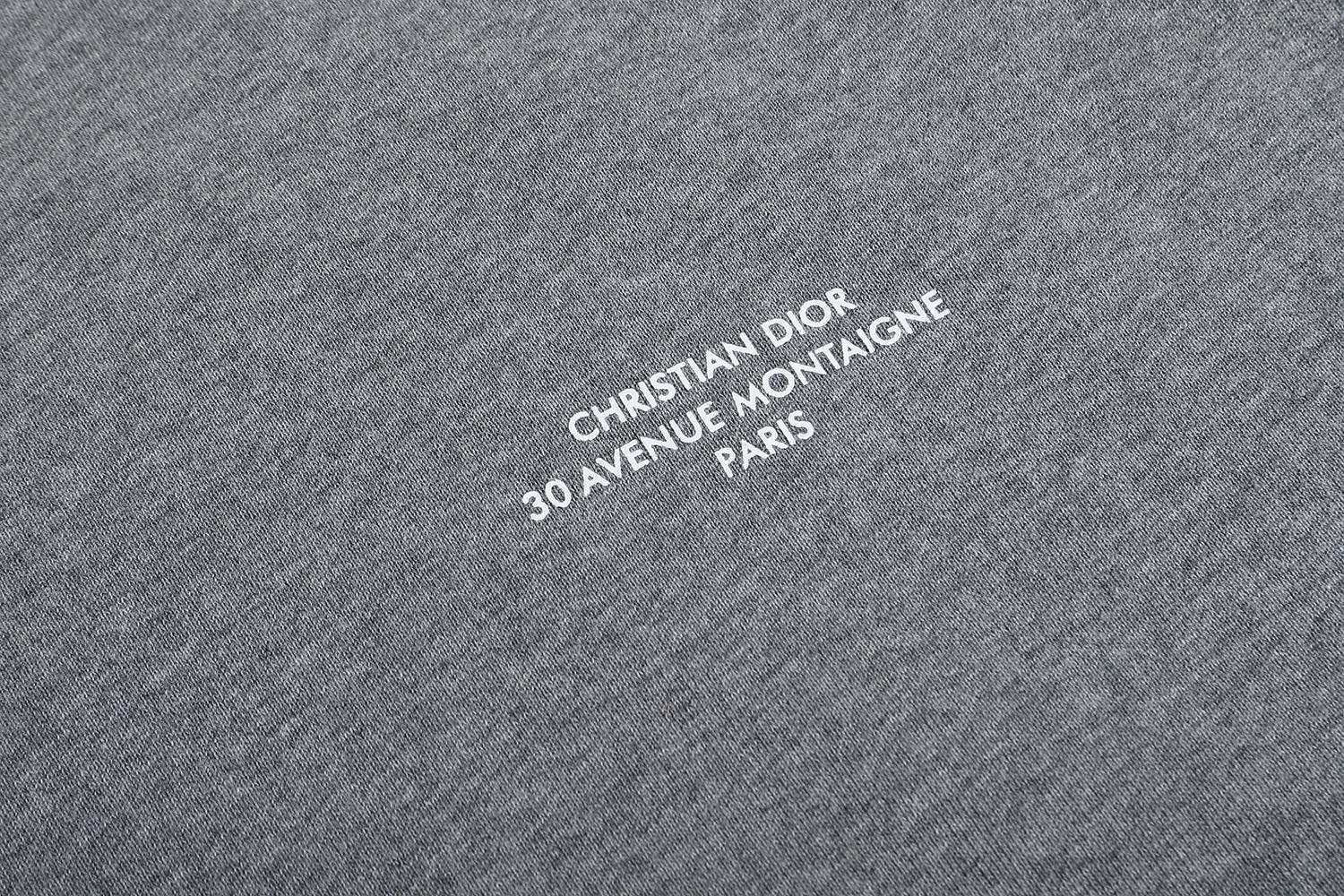 DIOR 迪奥 胸前小ogo印花圆领卫衣 外套 长袖 灰色 黑色 A5 543J694A3028-C880