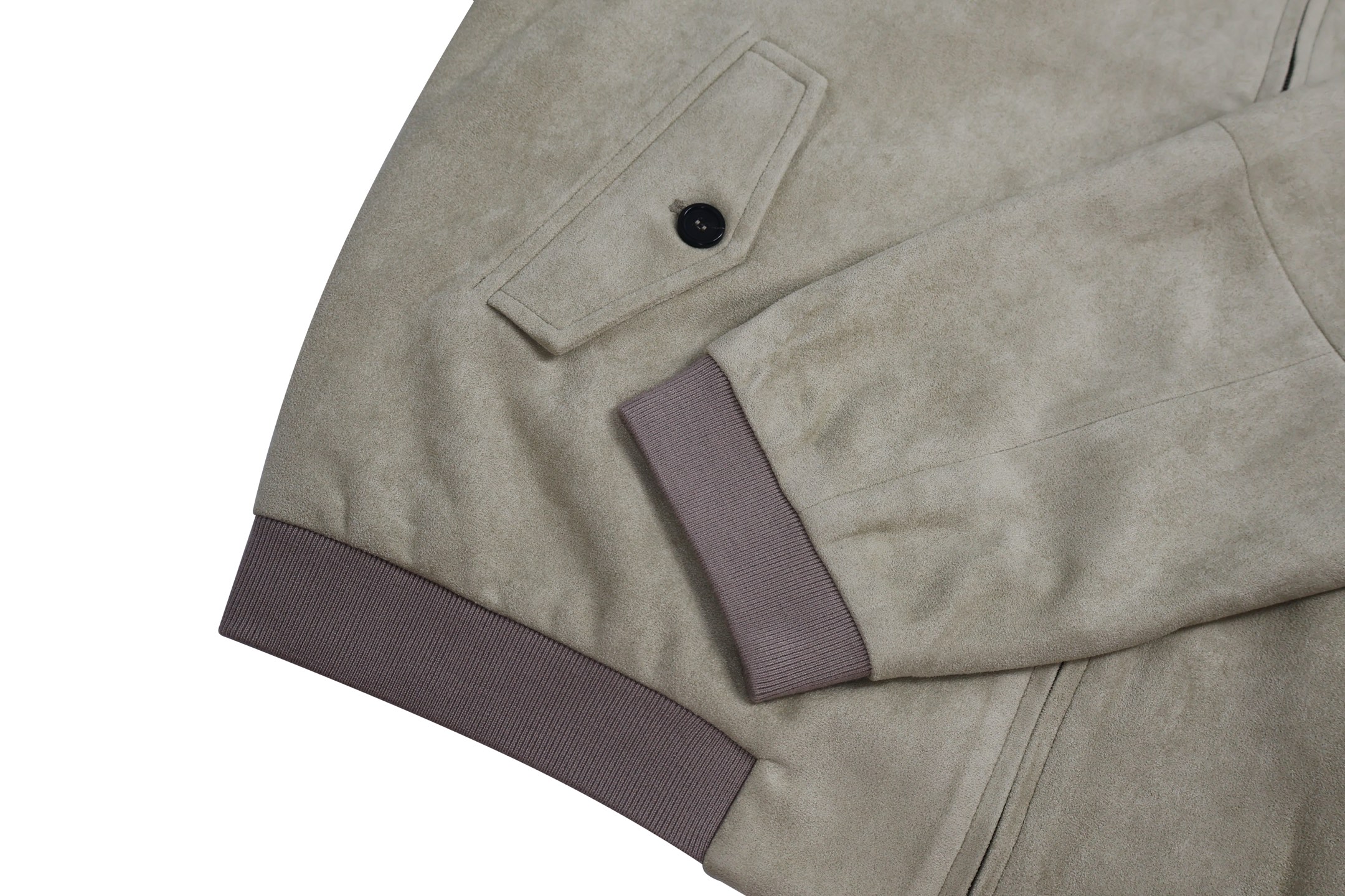 PRADA 普拉达 麂皮拉链立领夹克 长袖 外套 C0 