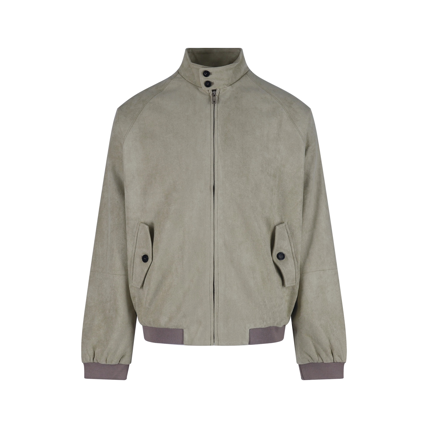 PRADA 普拉达 麂皮拉链立领夹克 长袖 外套 C0 