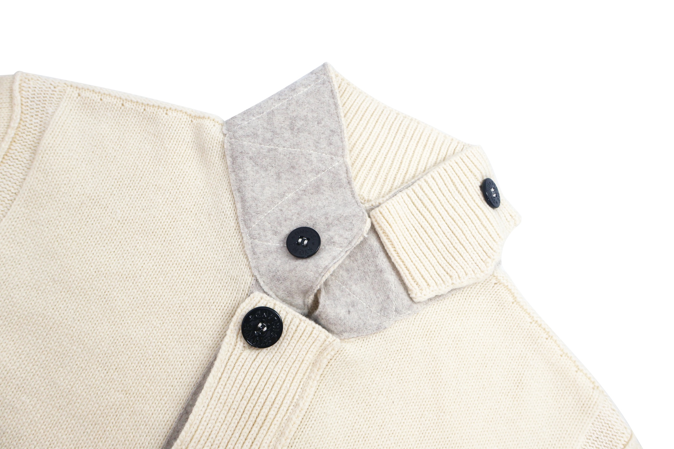 STONE ISLAND 石头岛 袖标开衫毛衣 长袖 外套 白色 C0 8115547A3-V0097