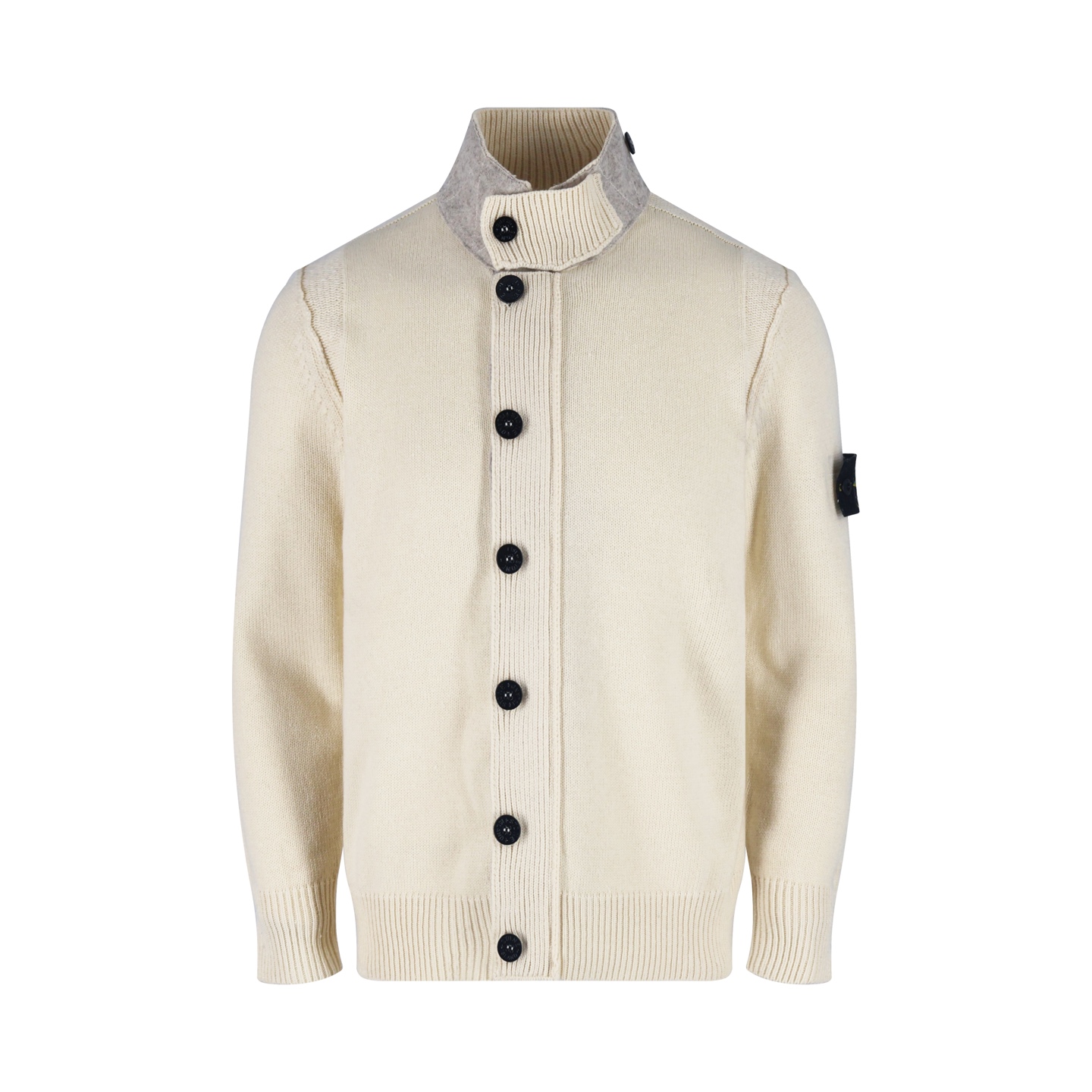 STONE ISLAND 石头岛 袖标开衫毛衣 长袖 外套 白色 C0 8115547A3-V0097