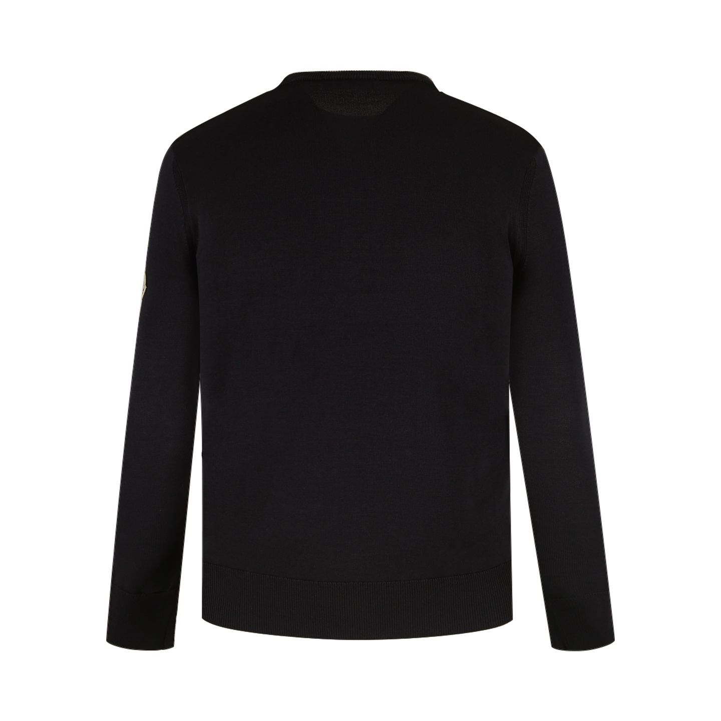 Moncler 蒙口 拼色肩羊毛毛衣 秋冬 外套 藏蓝色 黑色 A5