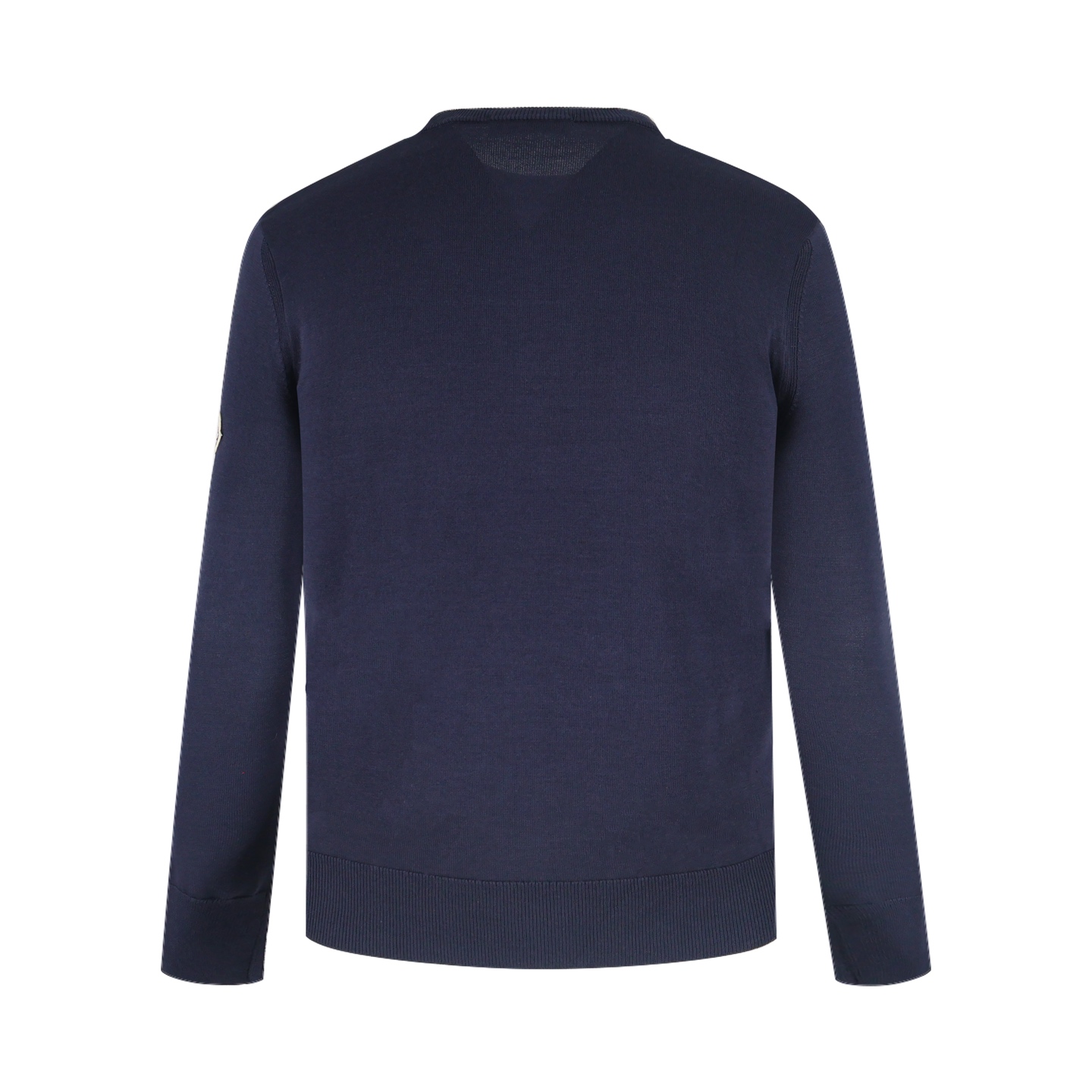 Moncler 蒙口 拼色肩羊毛毛衣 秋冬 外套 藏蓝色 黑色 A5